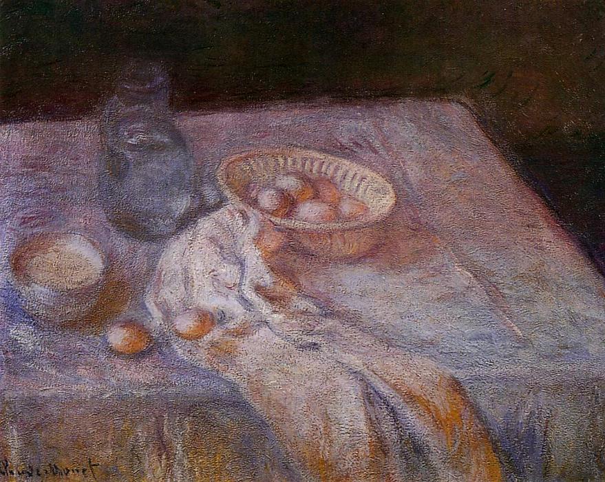Claude Monet - Still Life with Eggs