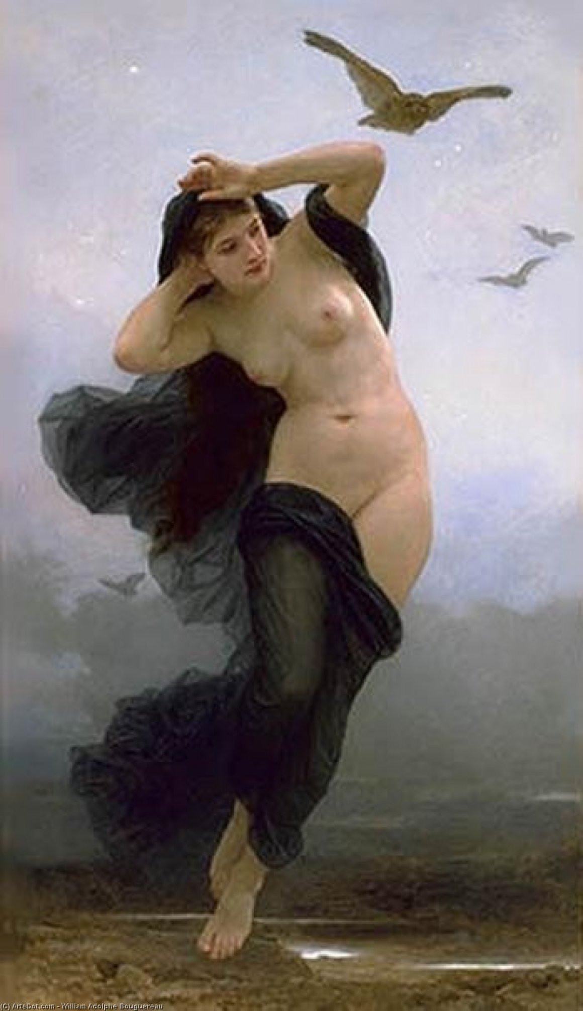 The Night — William-adolphe Bouguereau