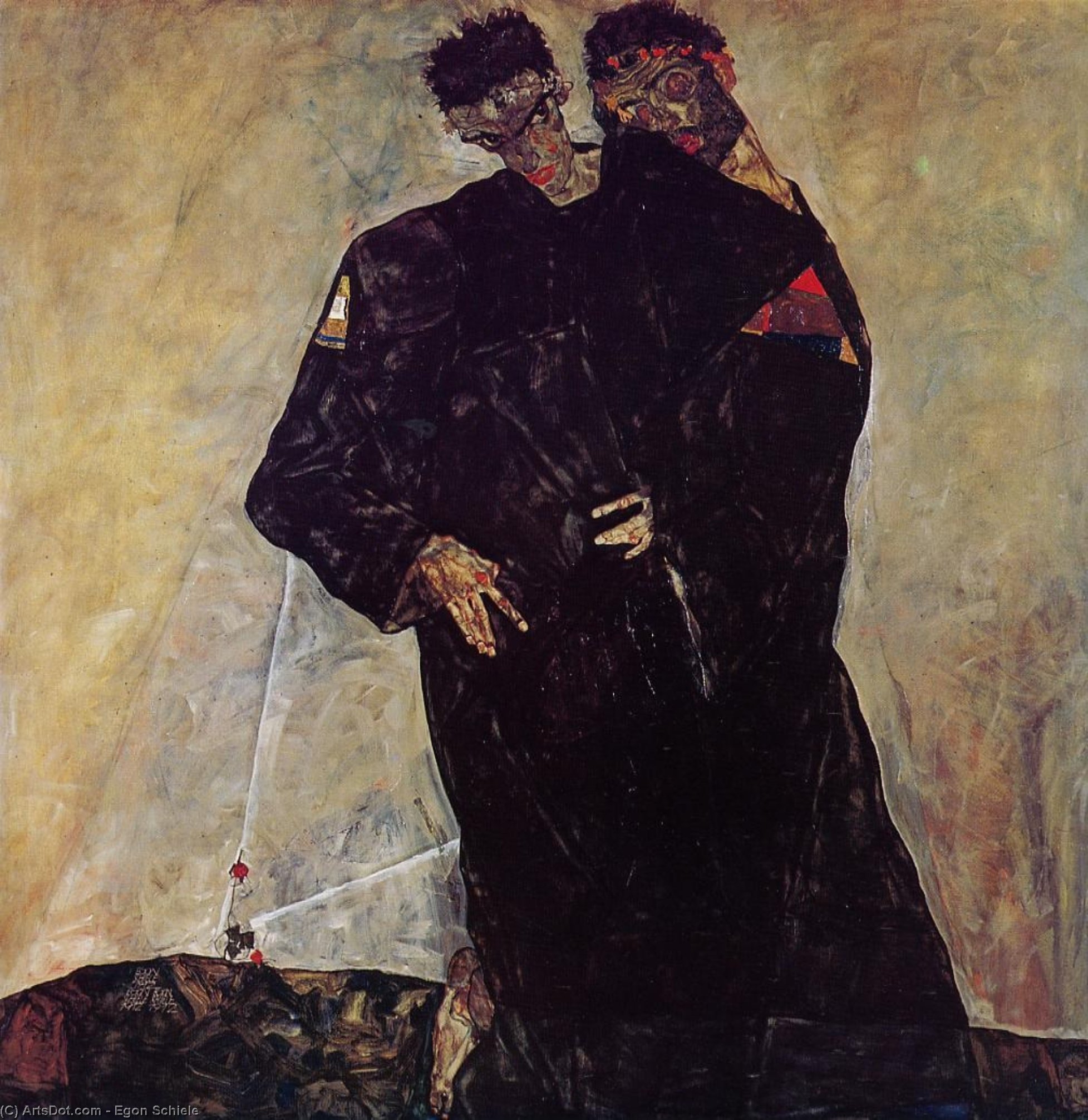 Les Ermites — Egon Schiele