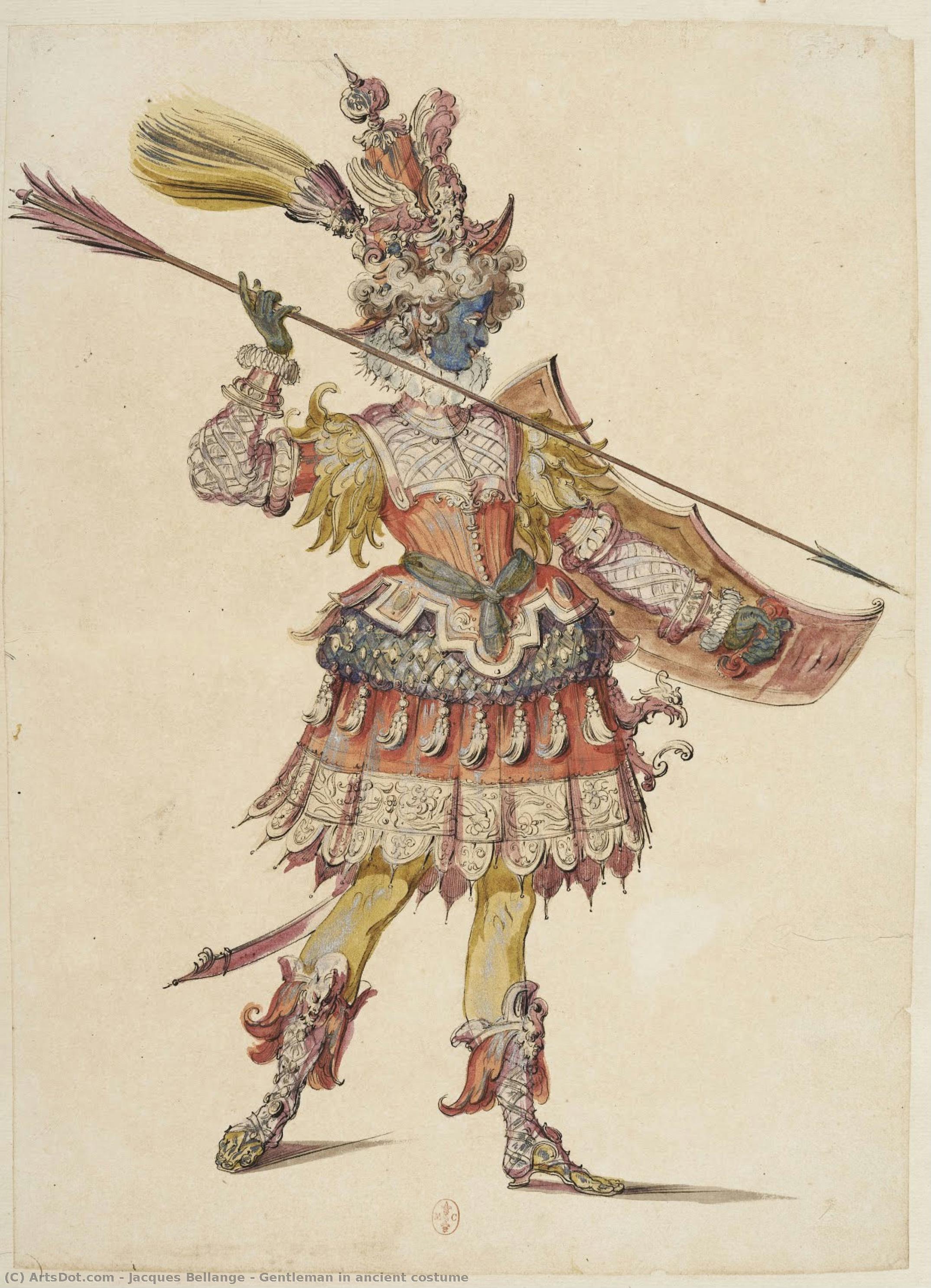 Gentleman In Ancient Costume — Jacques Bellange