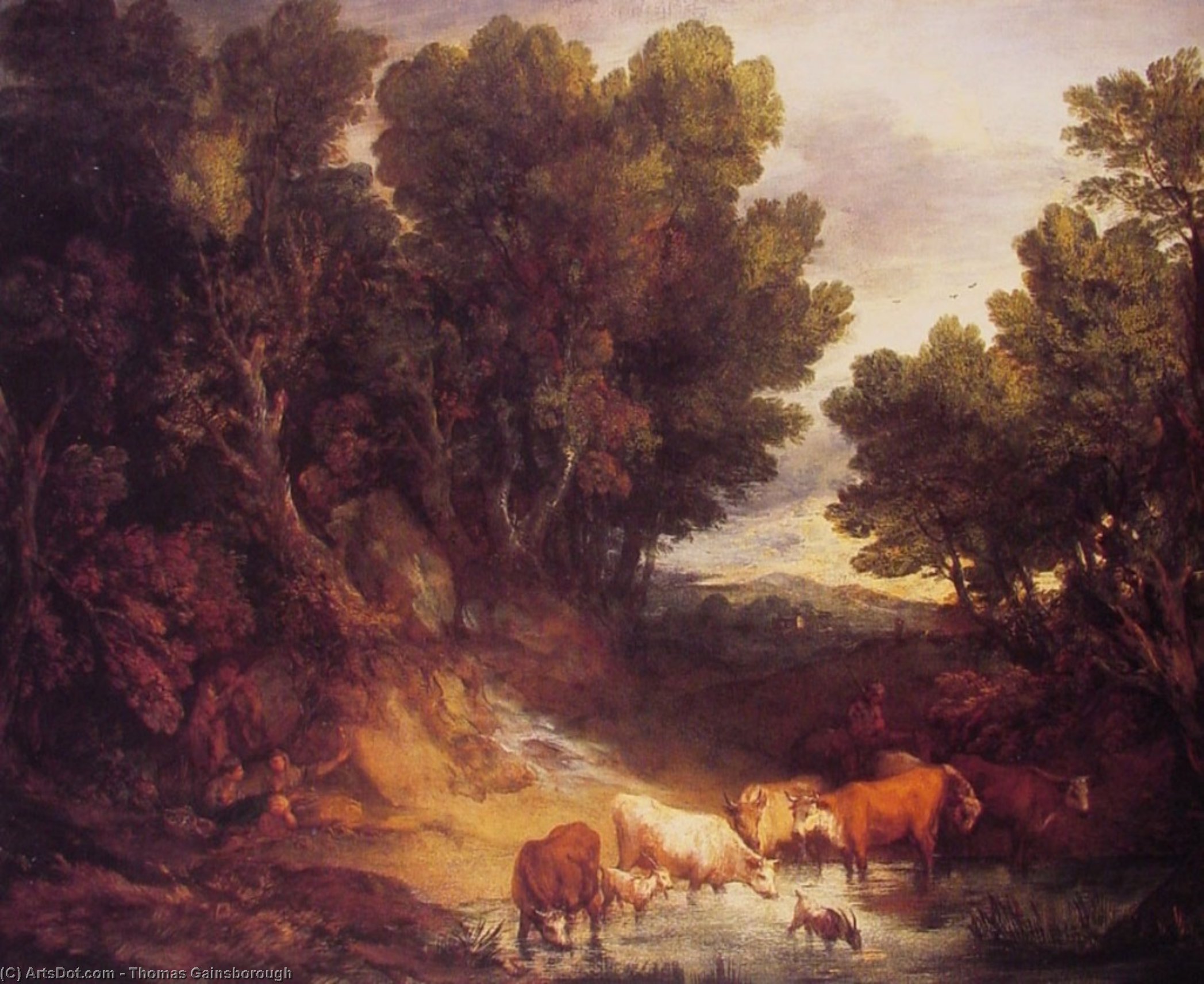 Thomas Gainsborough - El Lugar de Bebida
