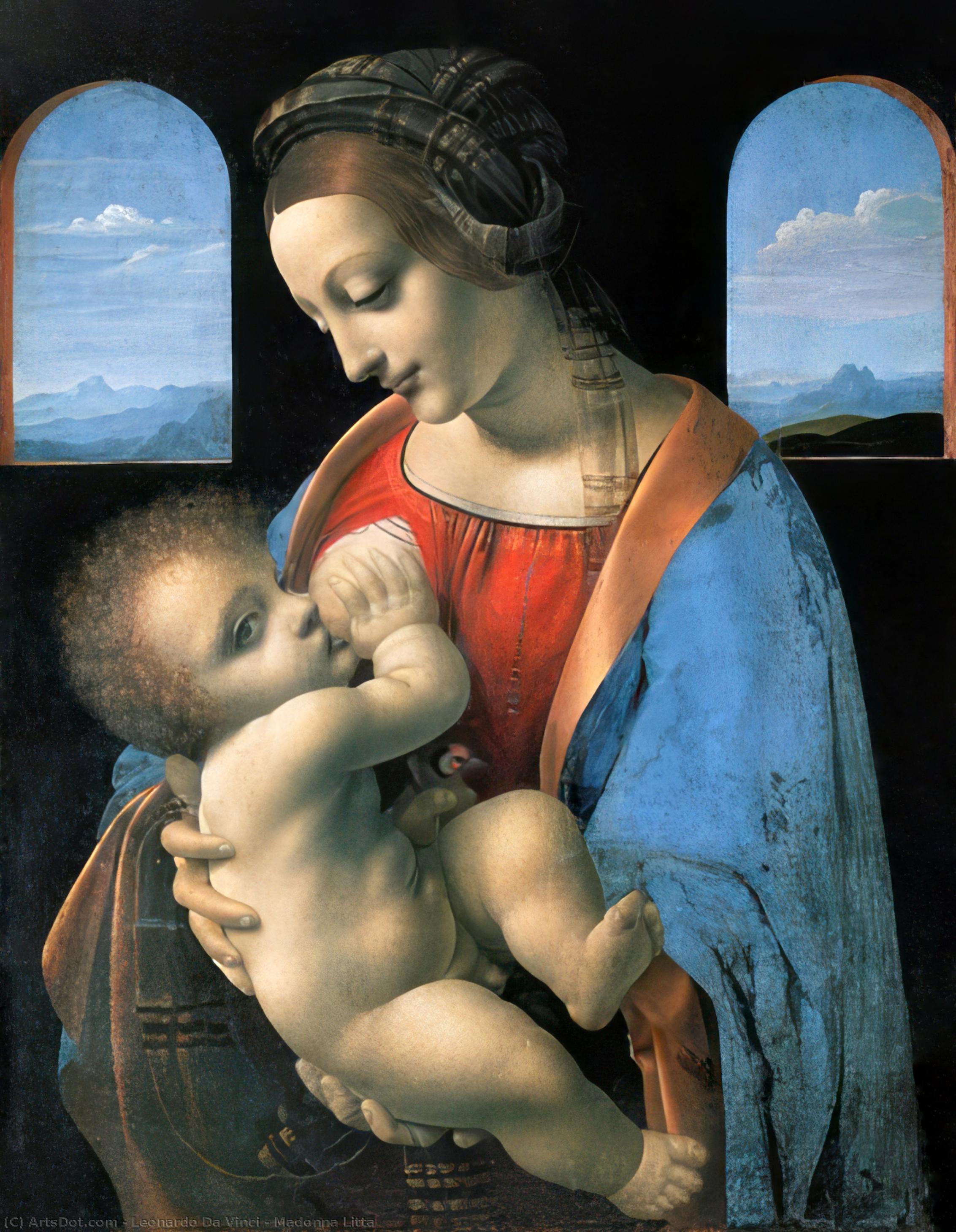 Leonardo da Vinci - Madonna Litta