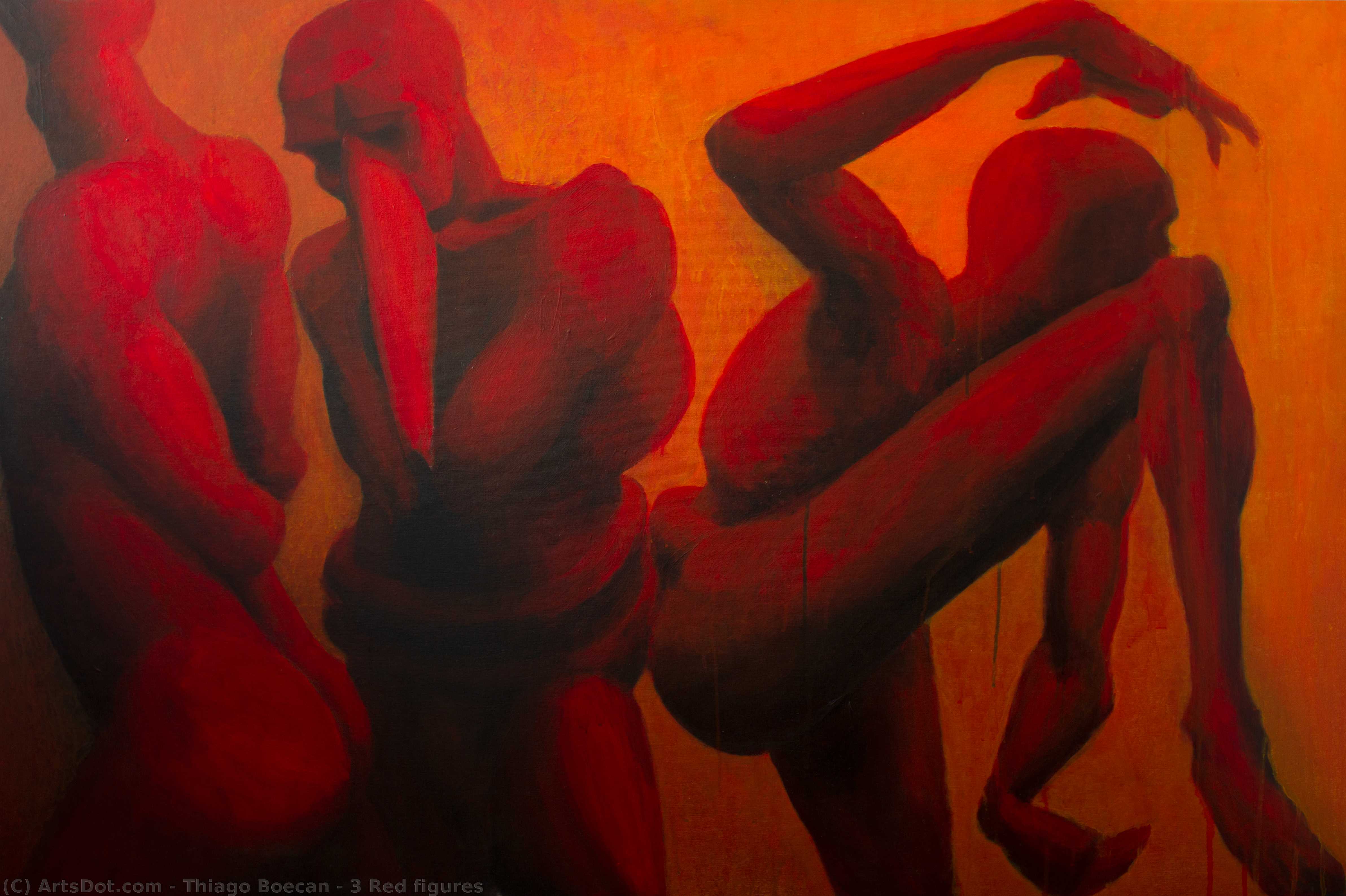 3 Red Figures — Thiago Boecan