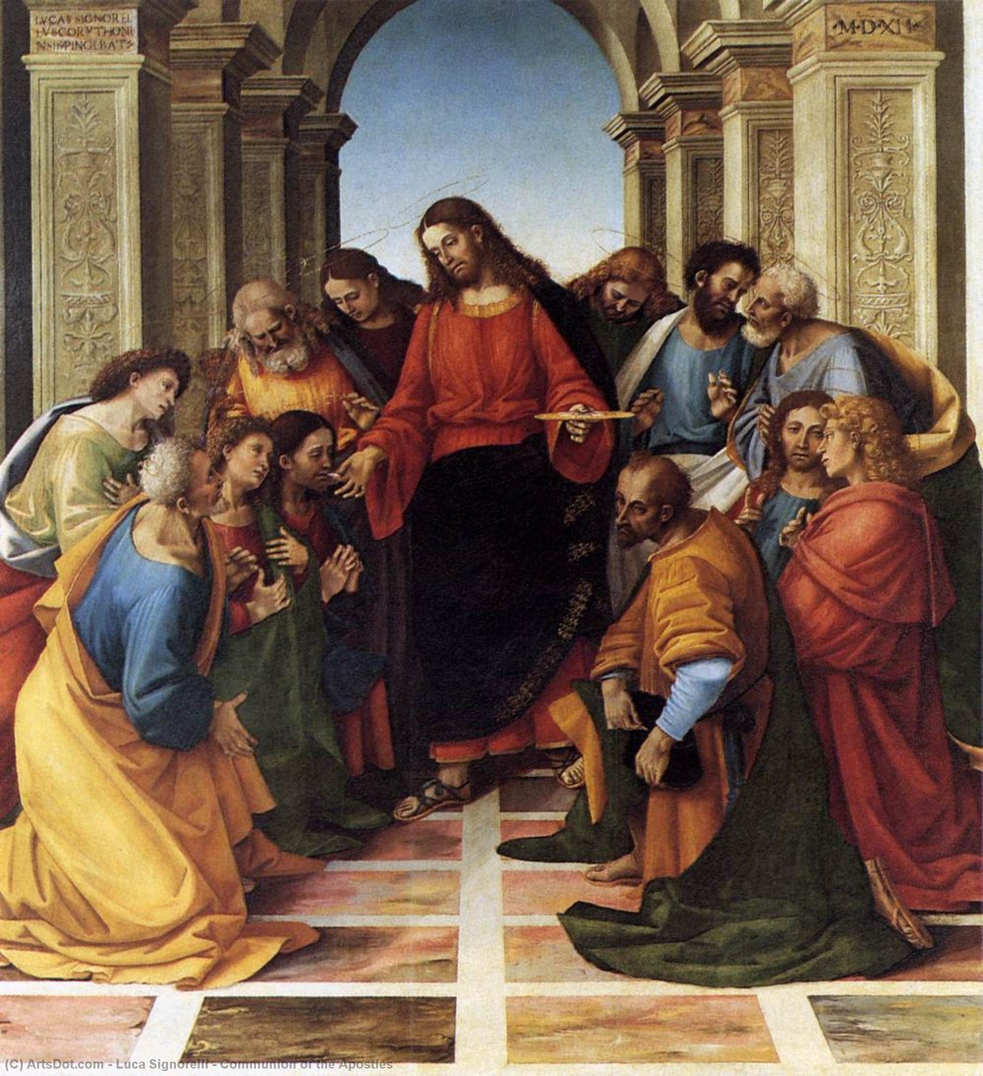 Luca Signorelli – Kommunioon Apostlidest — Luca Signorelli