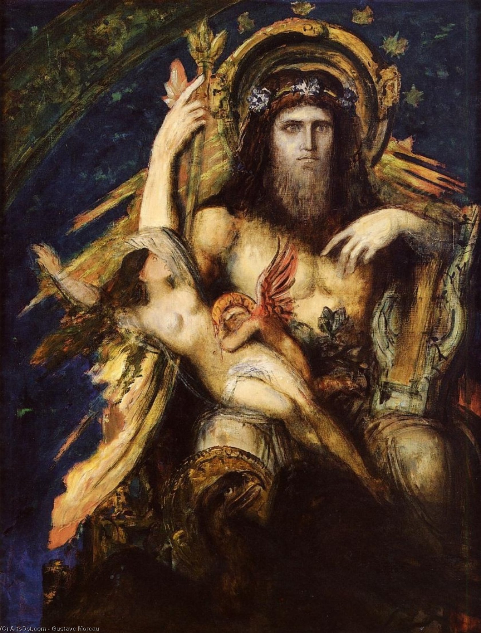 Giove E Semele — Gustave Moreau