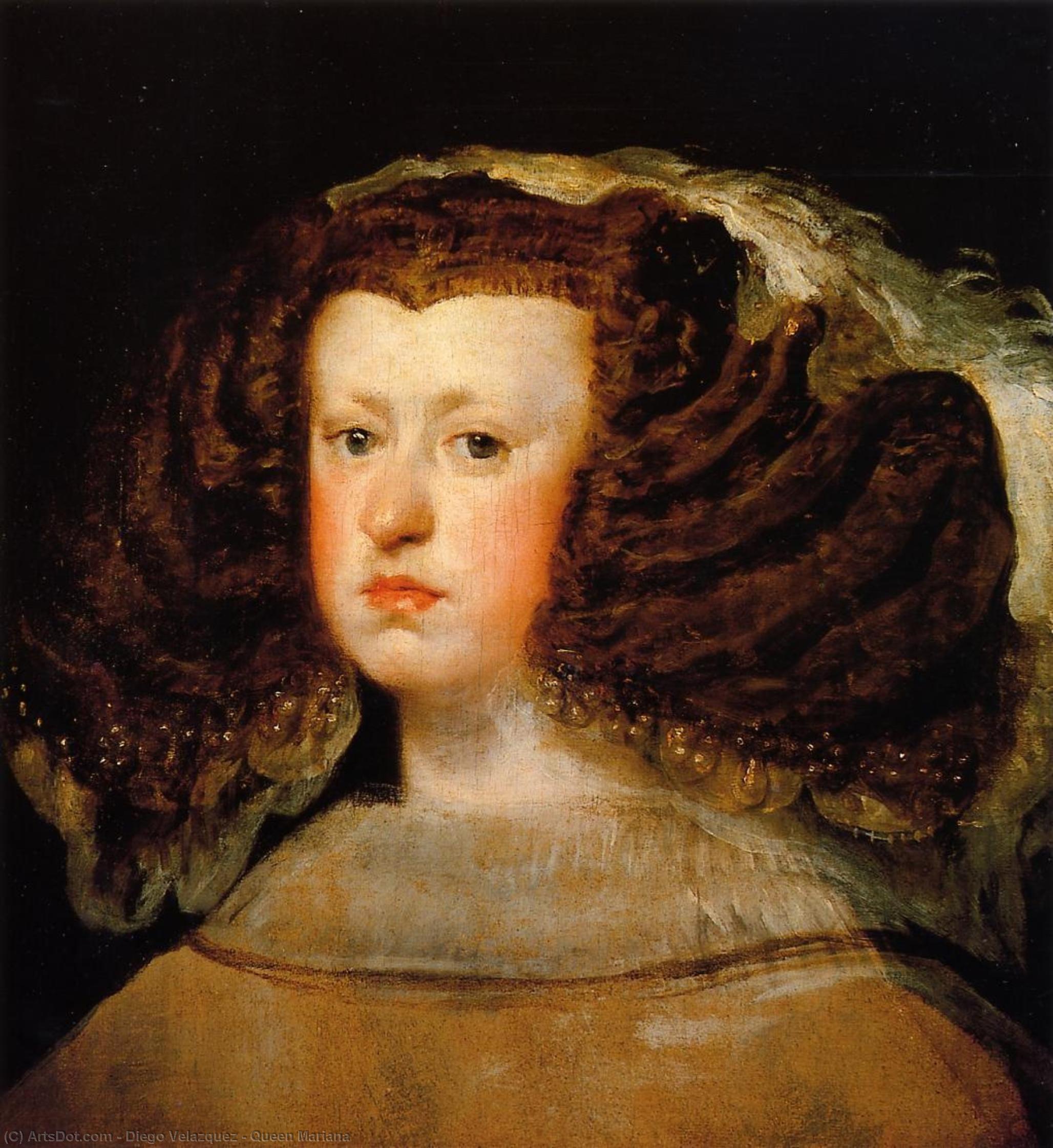 Die Königin Mariana — Diego Rodríguez De Silva Y Velázquez