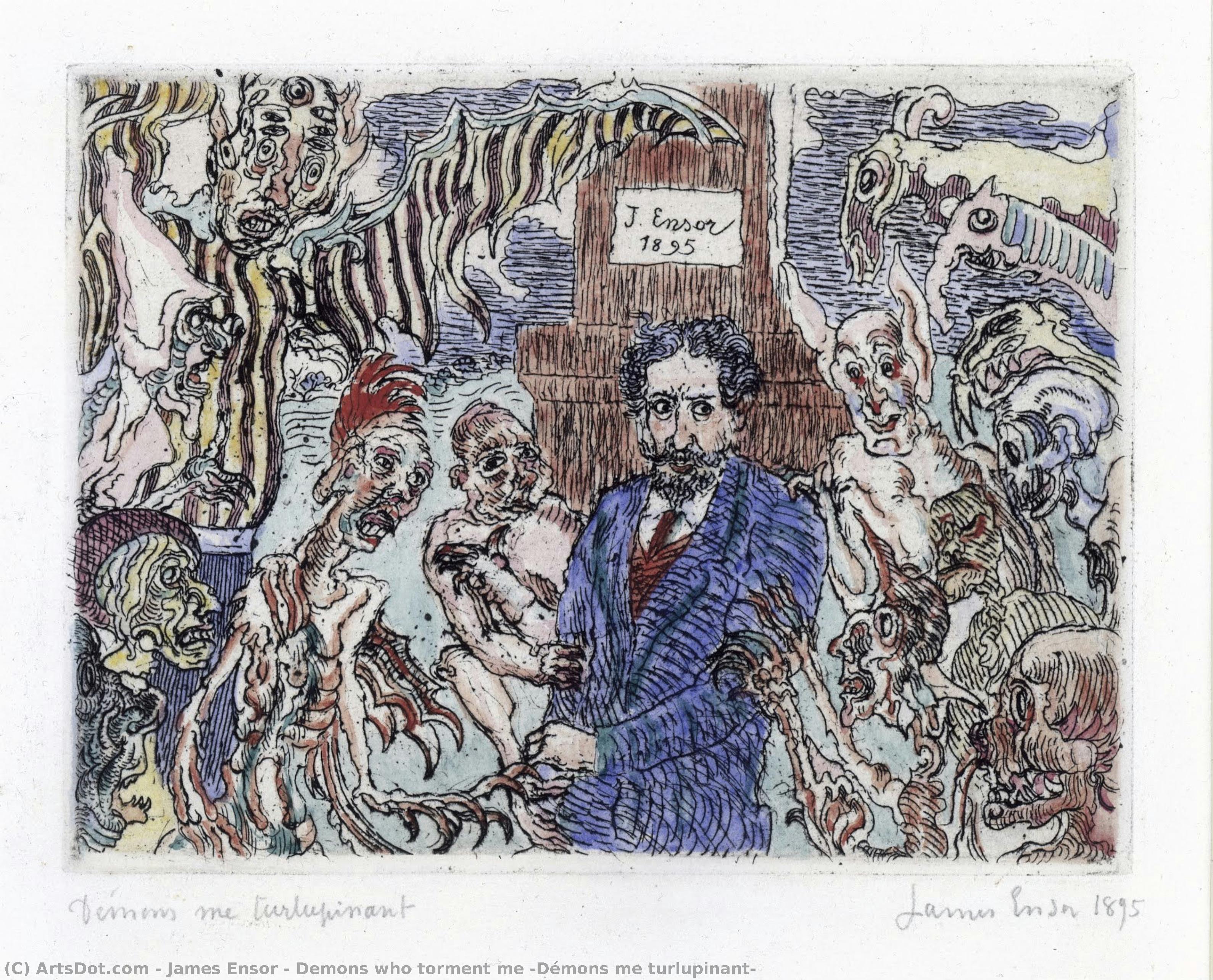 Demonios Que Me Atormentan — James Ensor
