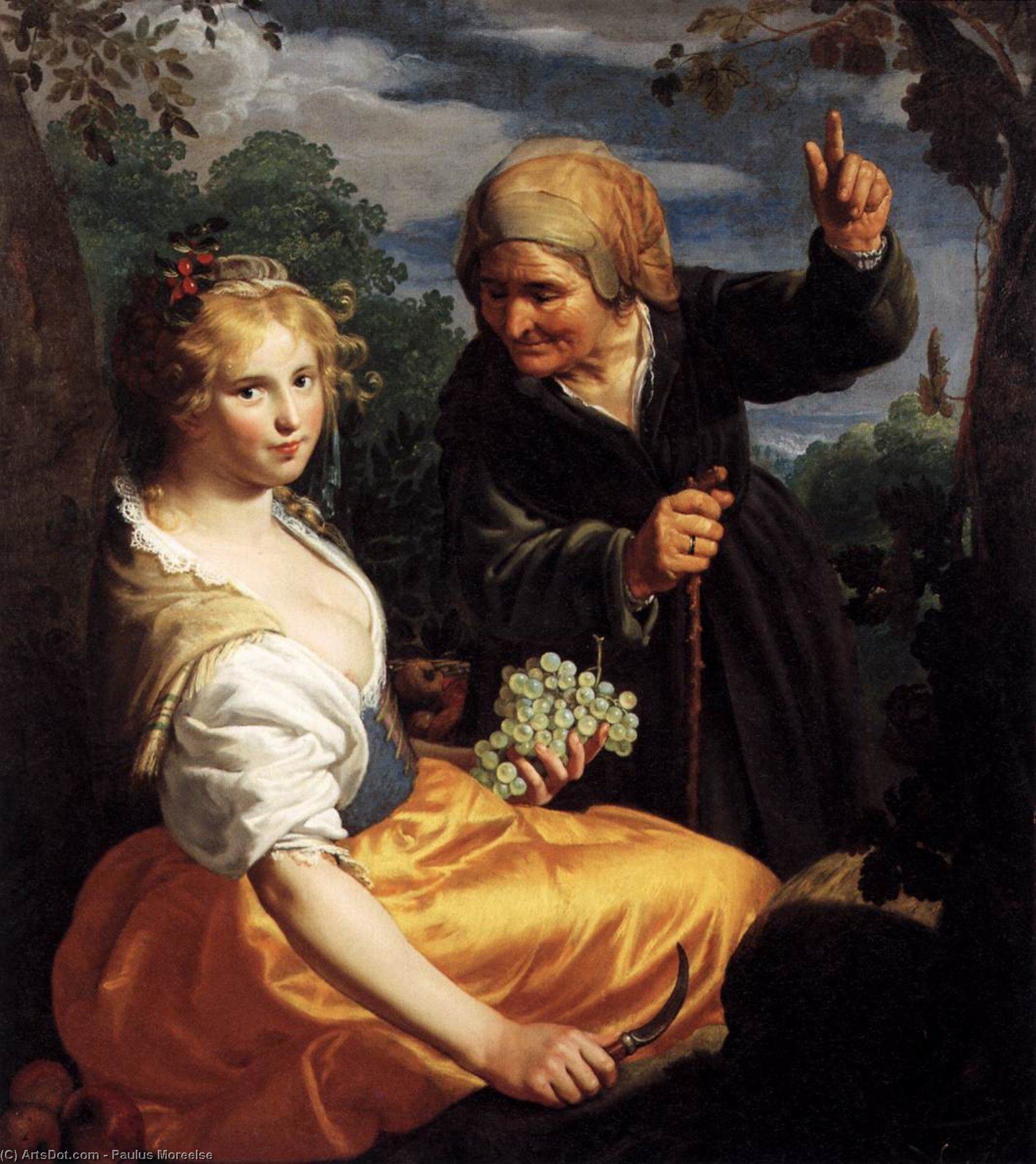 paulus moreelse - Vertumnus a Pomona