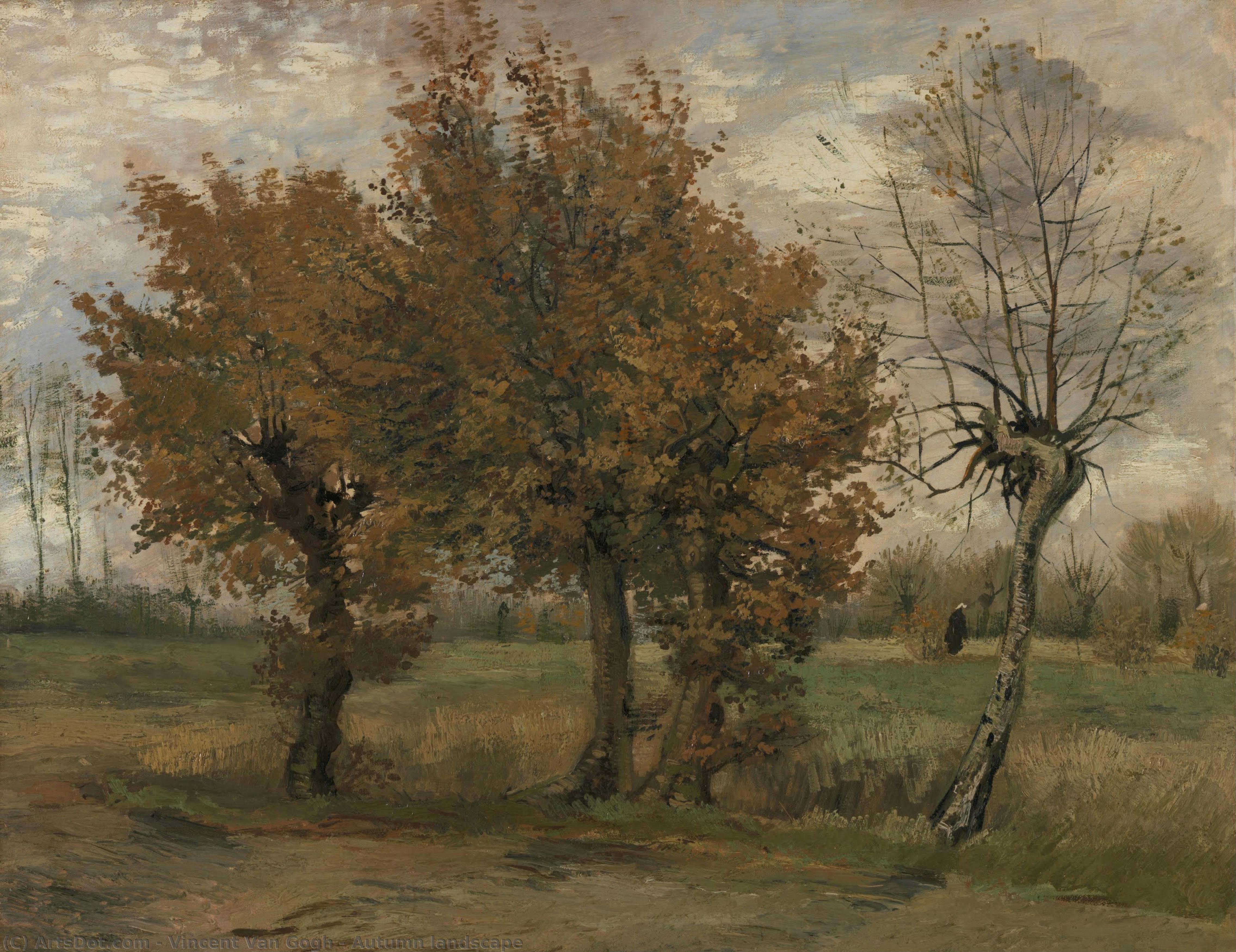 vincent willem van gogh - Autumn landscape