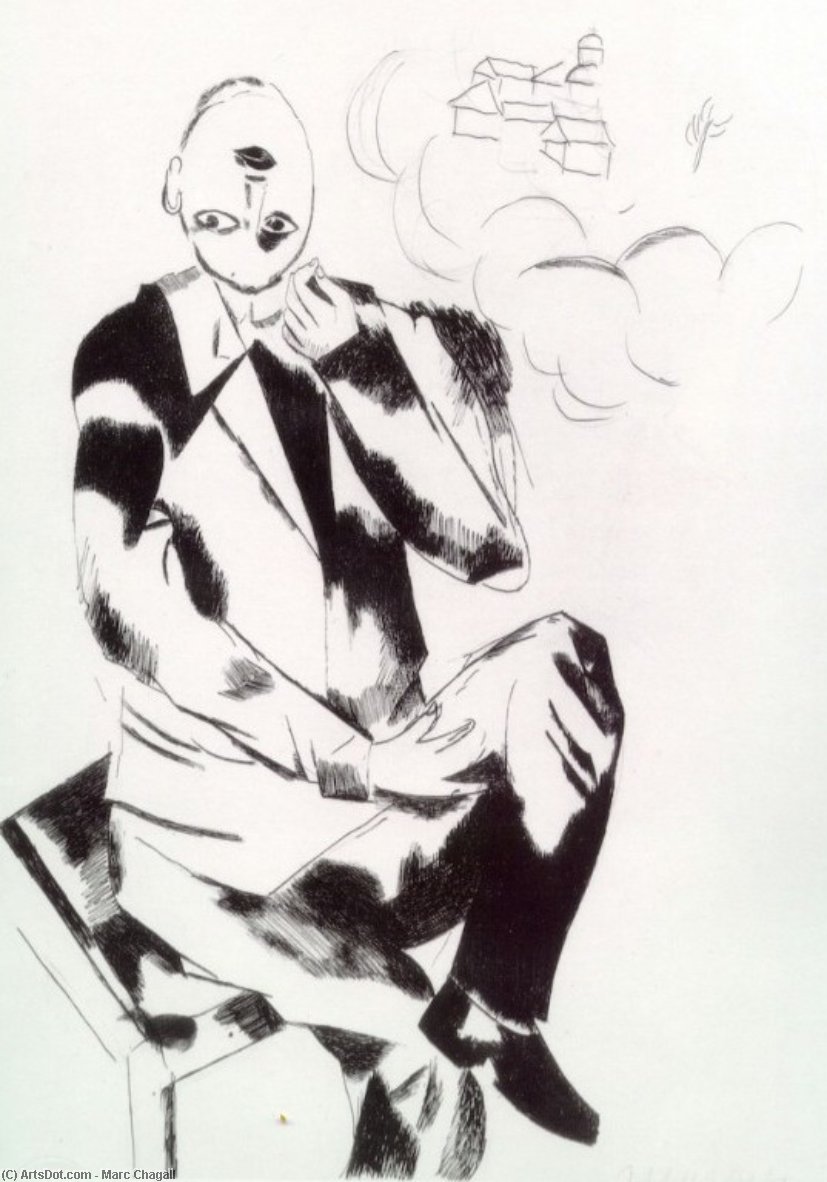 Der Dichter — Marc Chagall