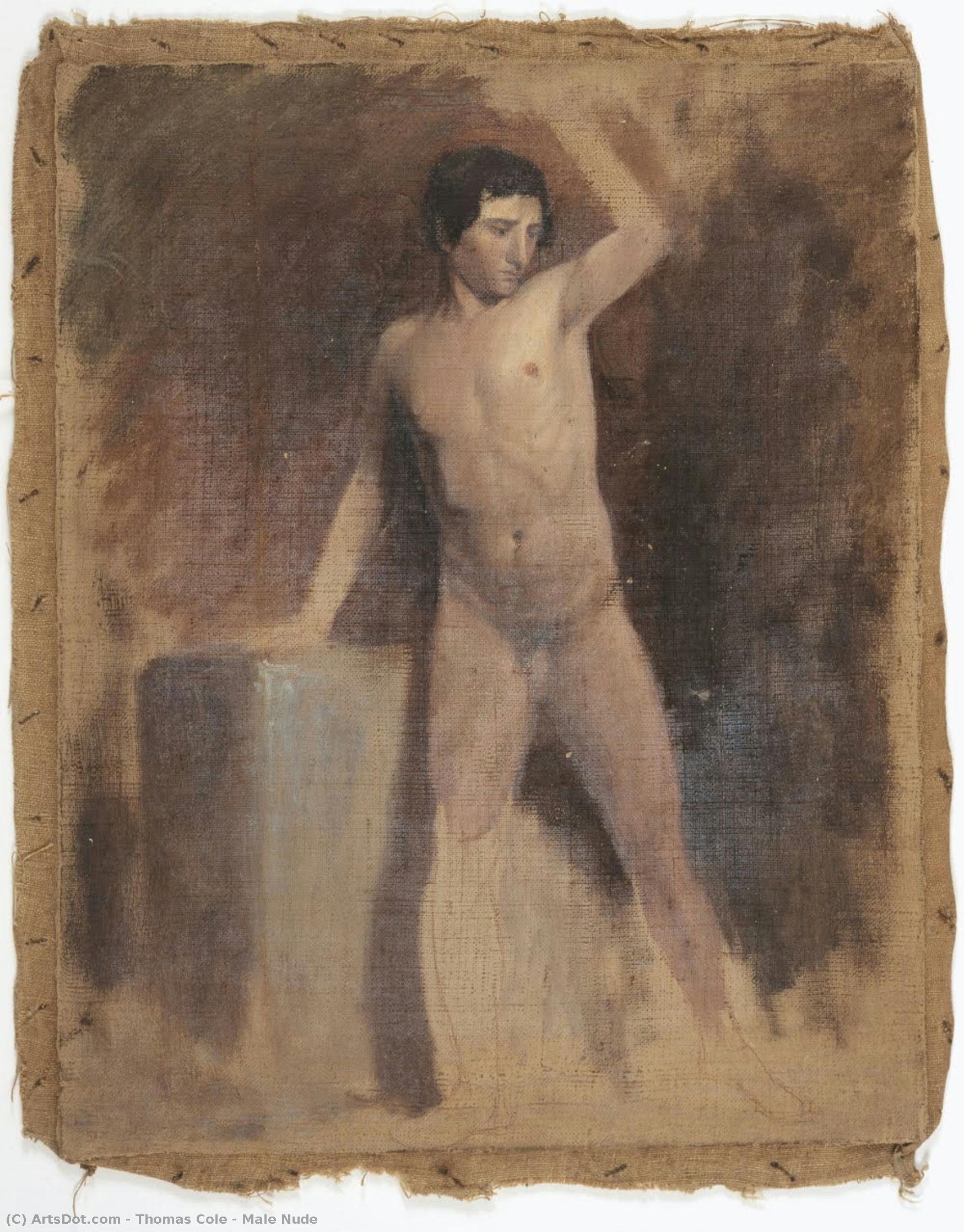 Male Nude — Thomas Cole