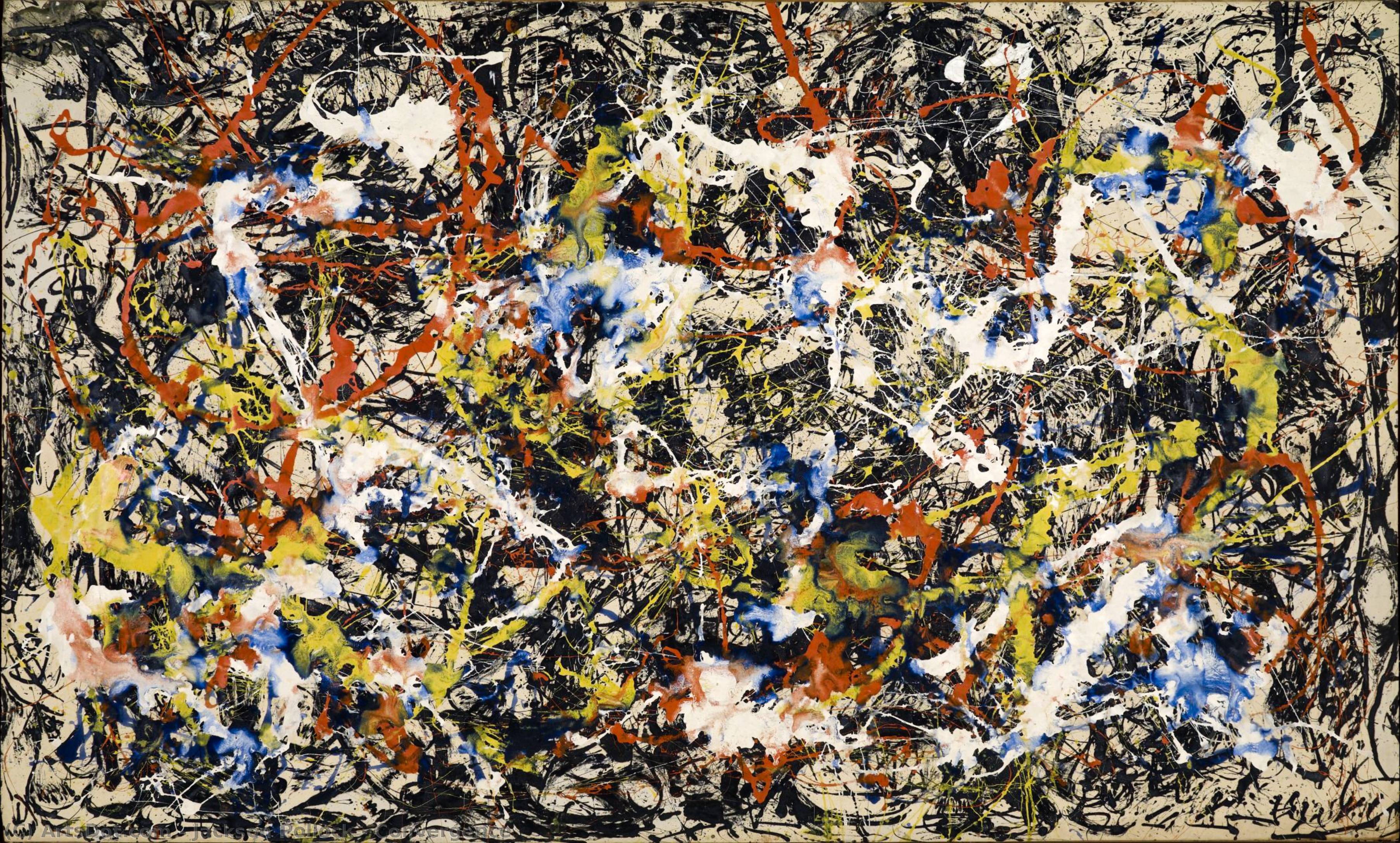 Jackson Pollock - Convergence