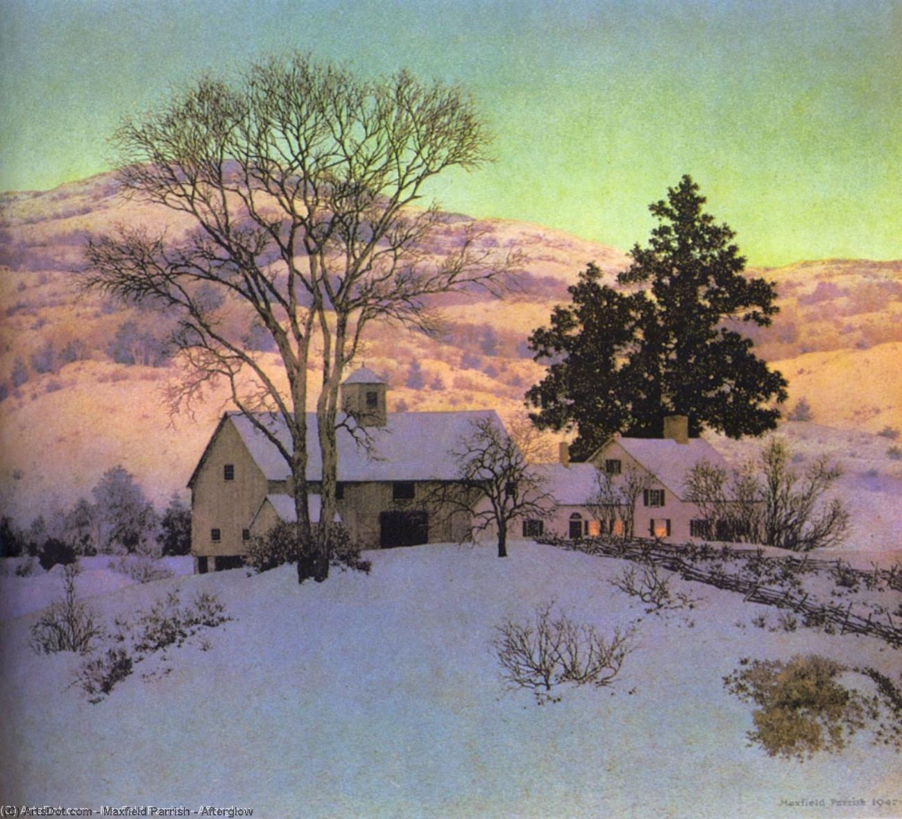 Afterglow — Maxfield Parrish