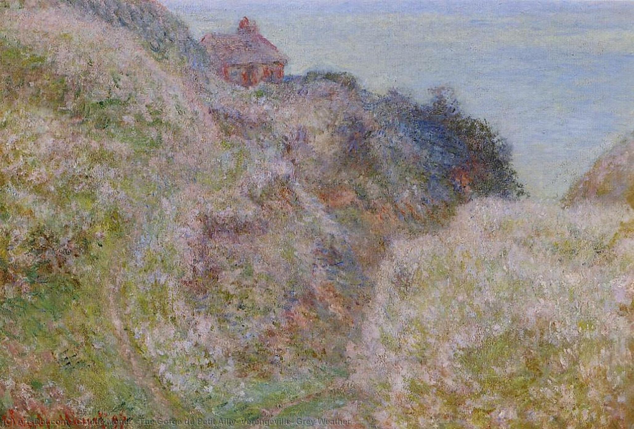 Canalul Petit Ailly, Verengeville, Vreme Închisă — Claude Monet