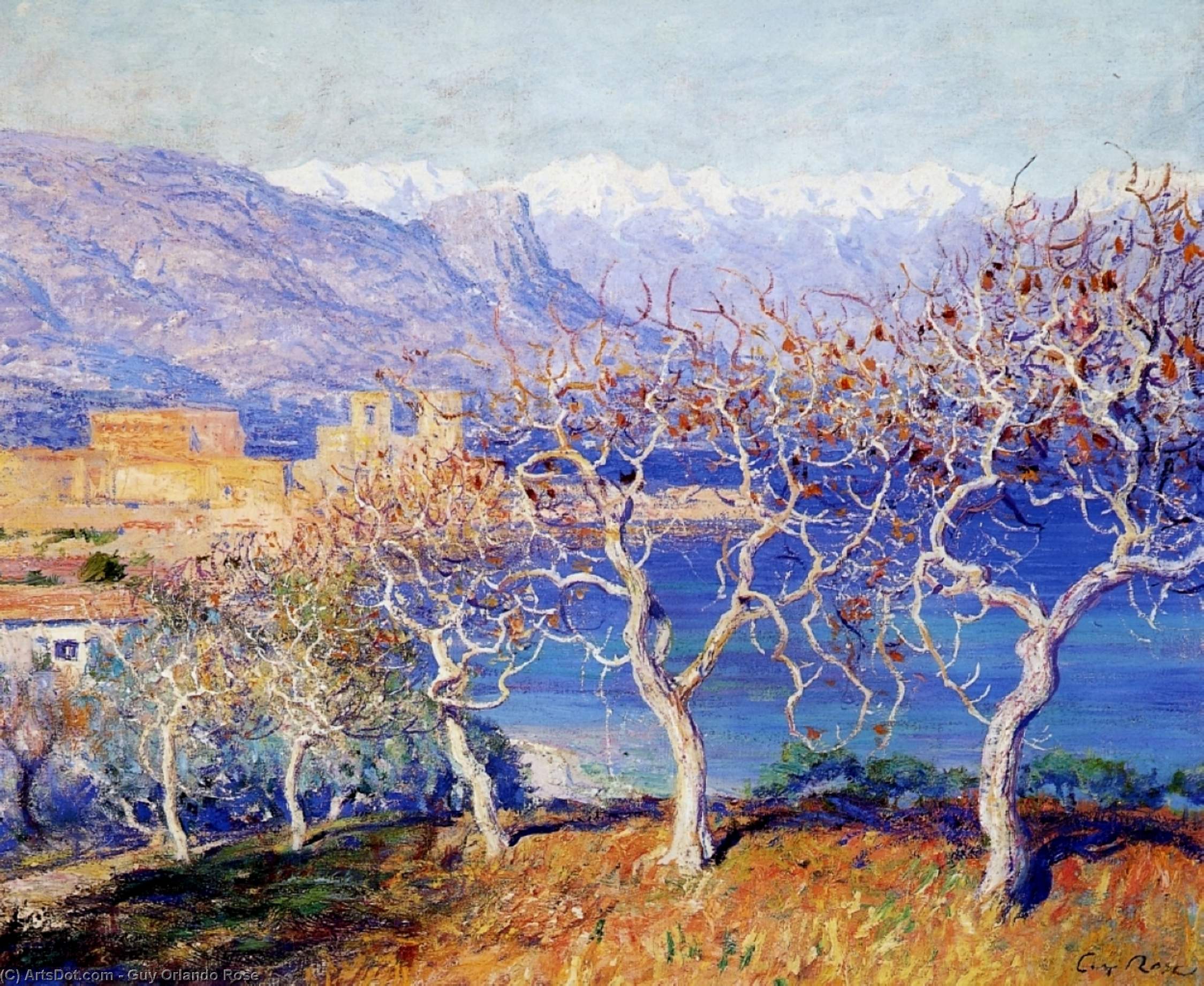 Fig Trees, Antibes — Guy Orlando Rose