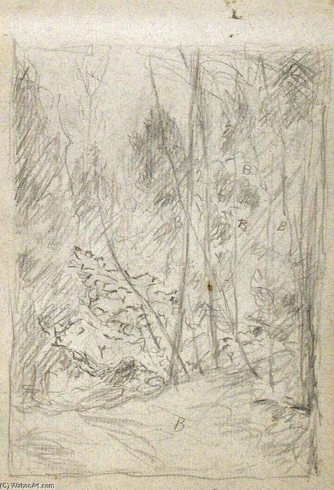 Path Through Woods — John Ottis Adams