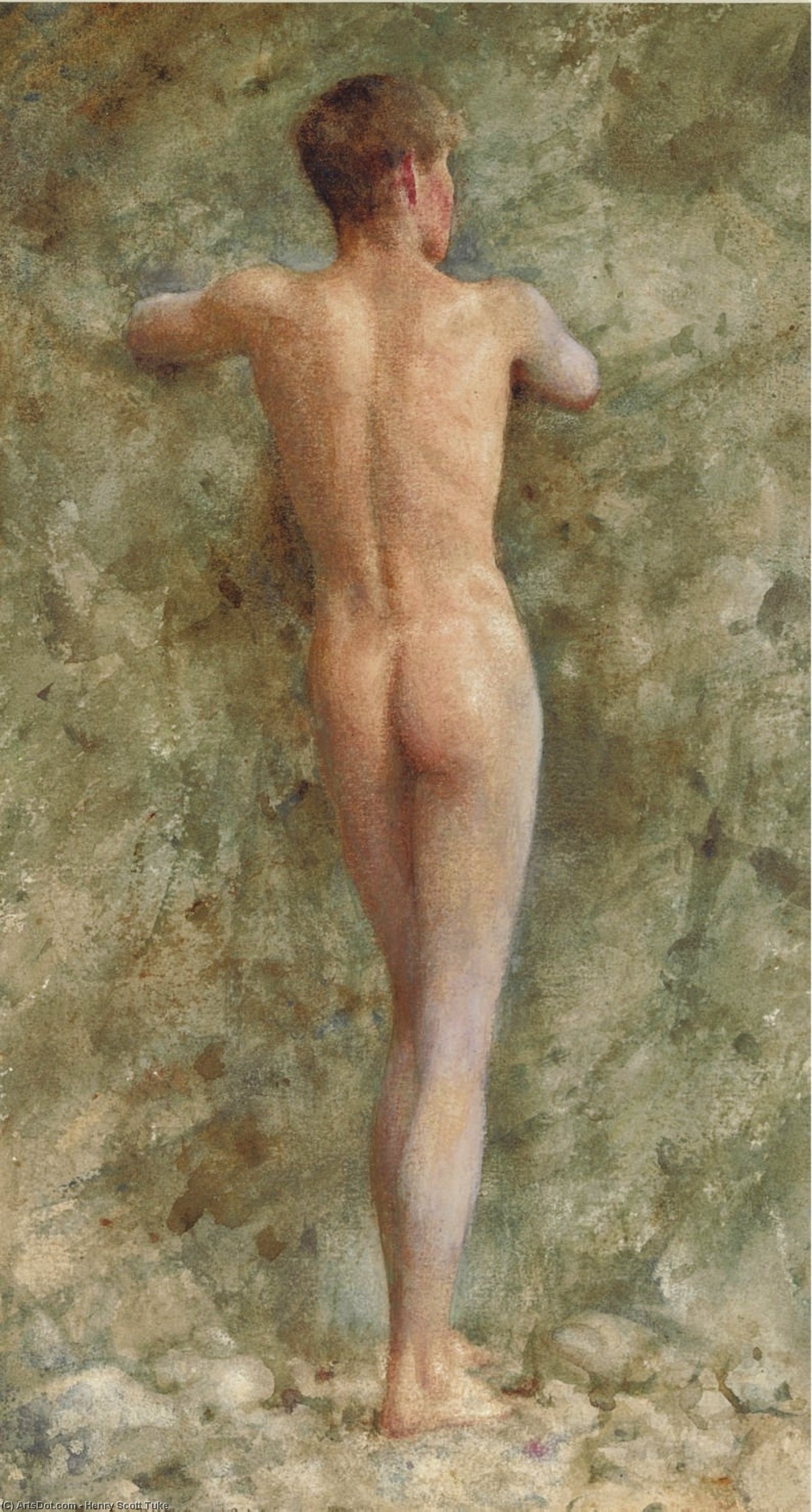 A Holiday — Henry Scott Tuke