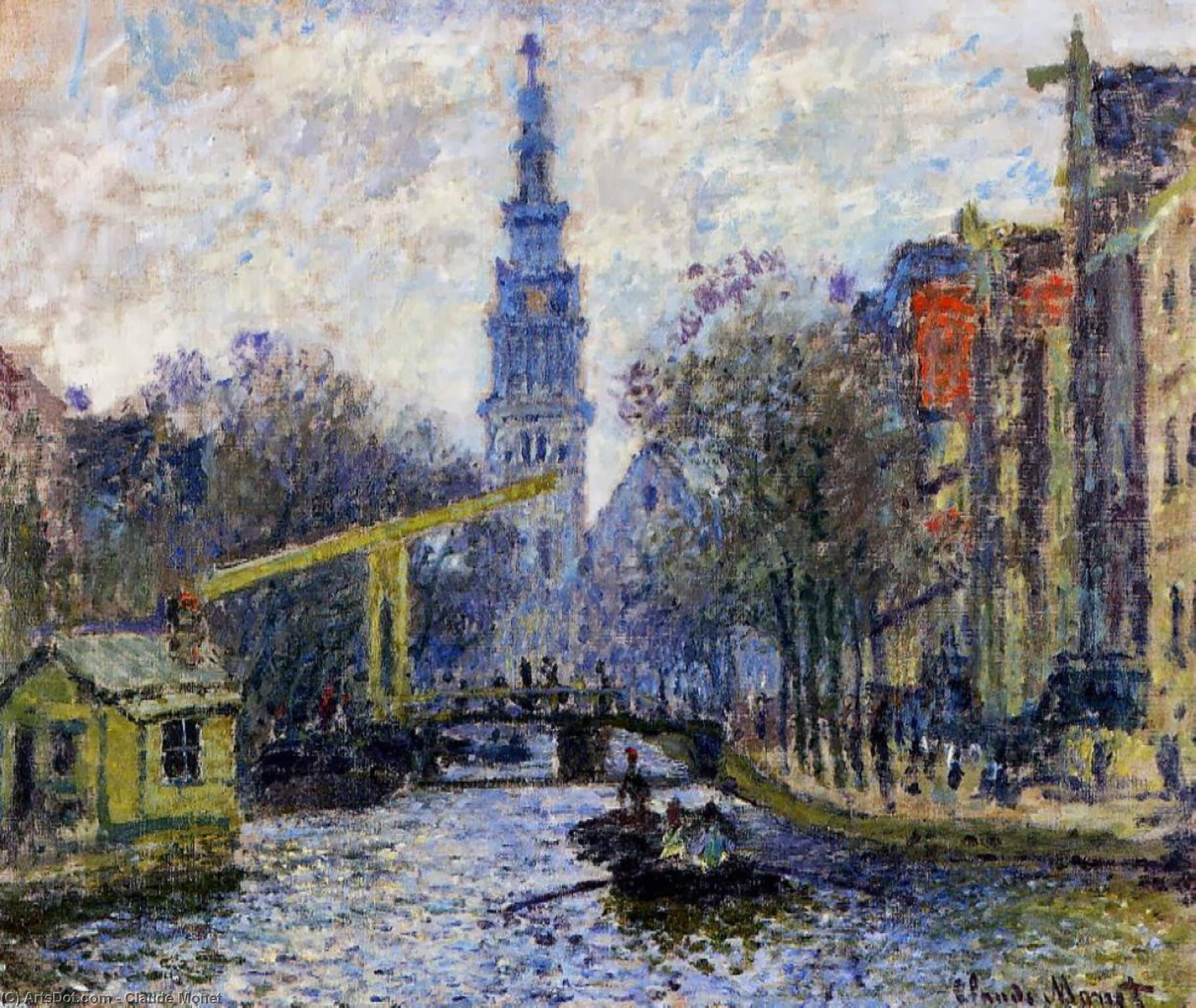 Canal In Amsterdam — Κλόντ Μονέ