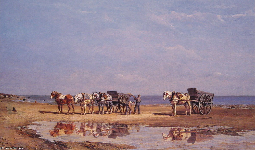 Loading The Wagon — Jules Jacques Veyrassat
