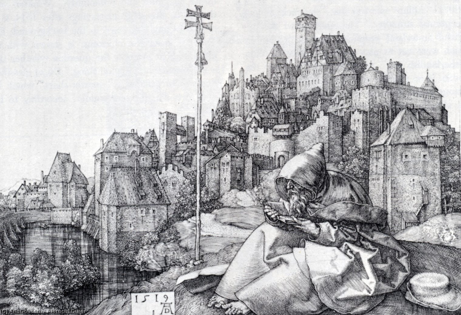 St. Antonius — Albrecht Dürer