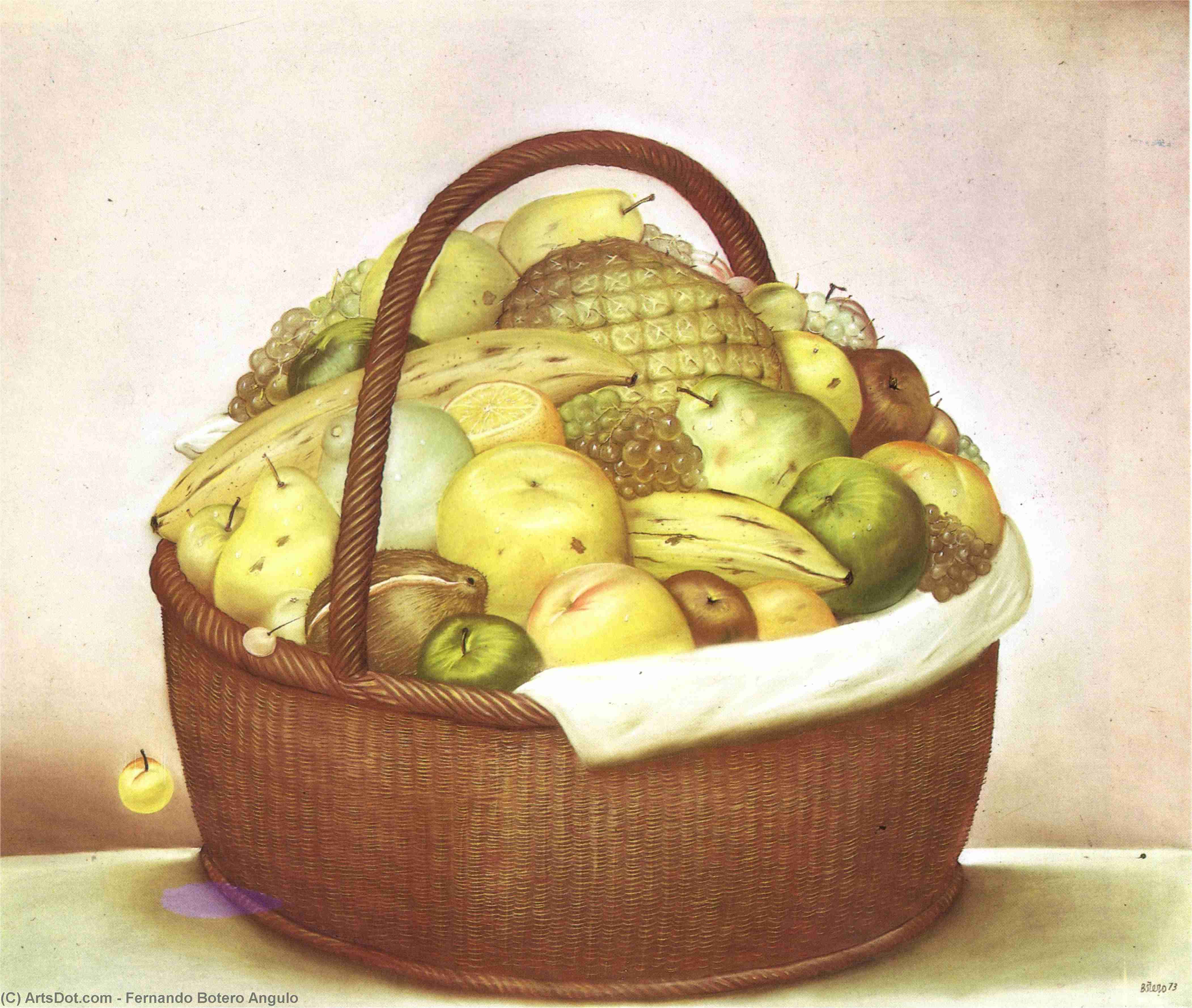 Panier De Fruits — 페르난도 보테로