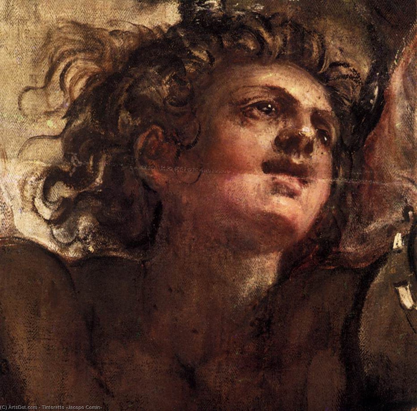 The Temptation Of Christ (detail) — Jacopo Tintoretto