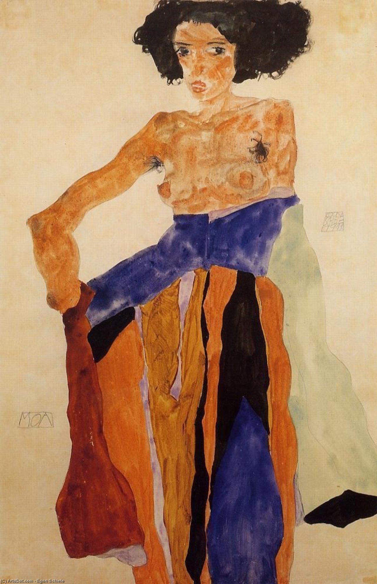 Egon Schiele - Moa