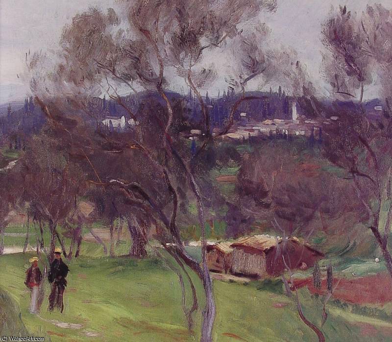 John Singer Sargent - olive trees corfu