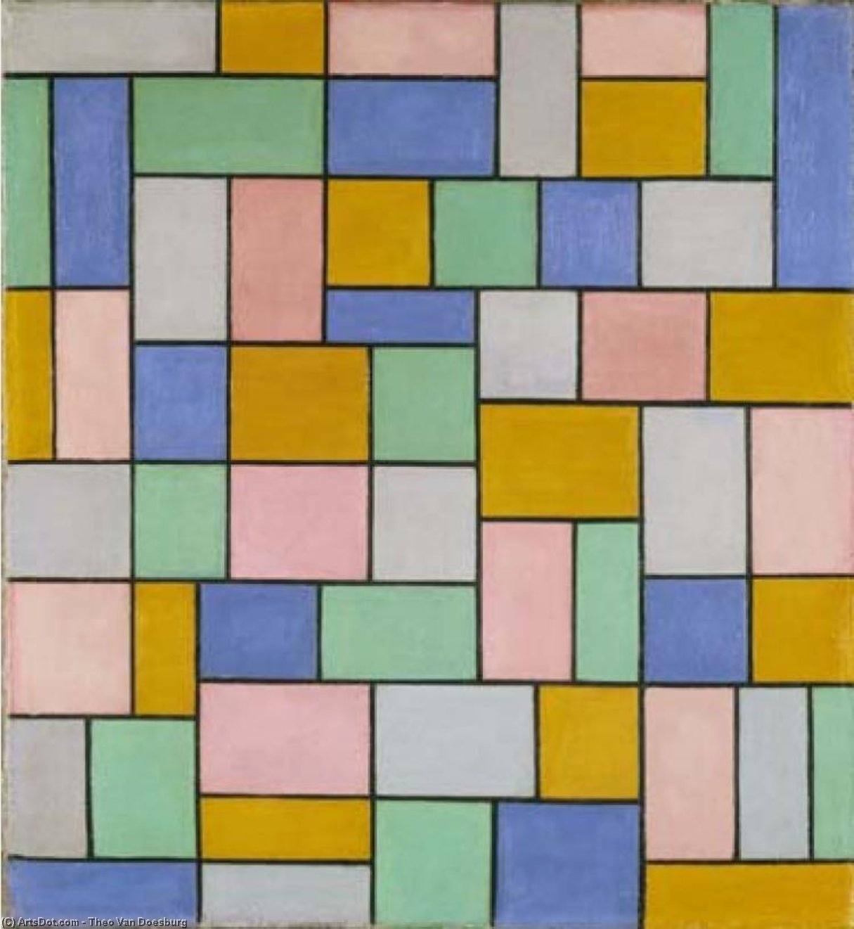Composition In Dissonances — Theo Van Doesburg