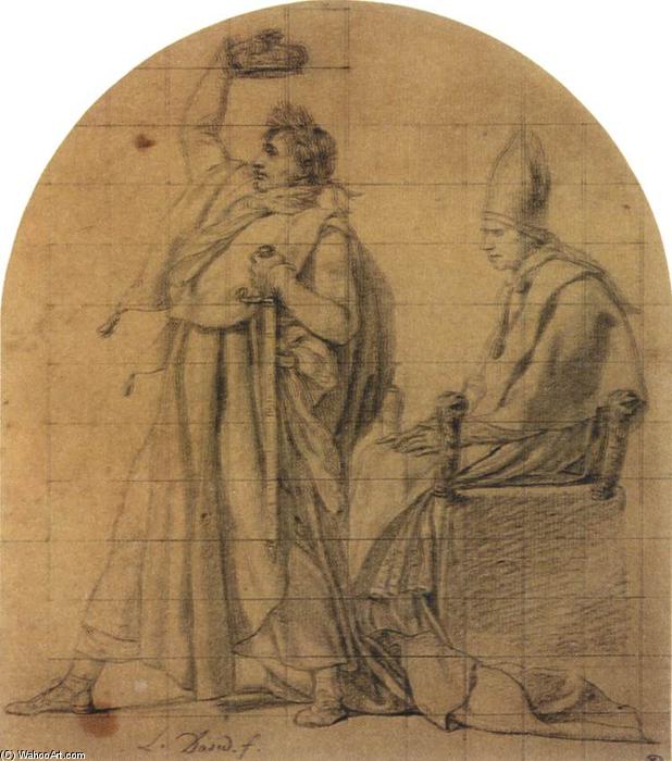 Napoleon Drži Josephineinu Krunu — Žak-lujs David