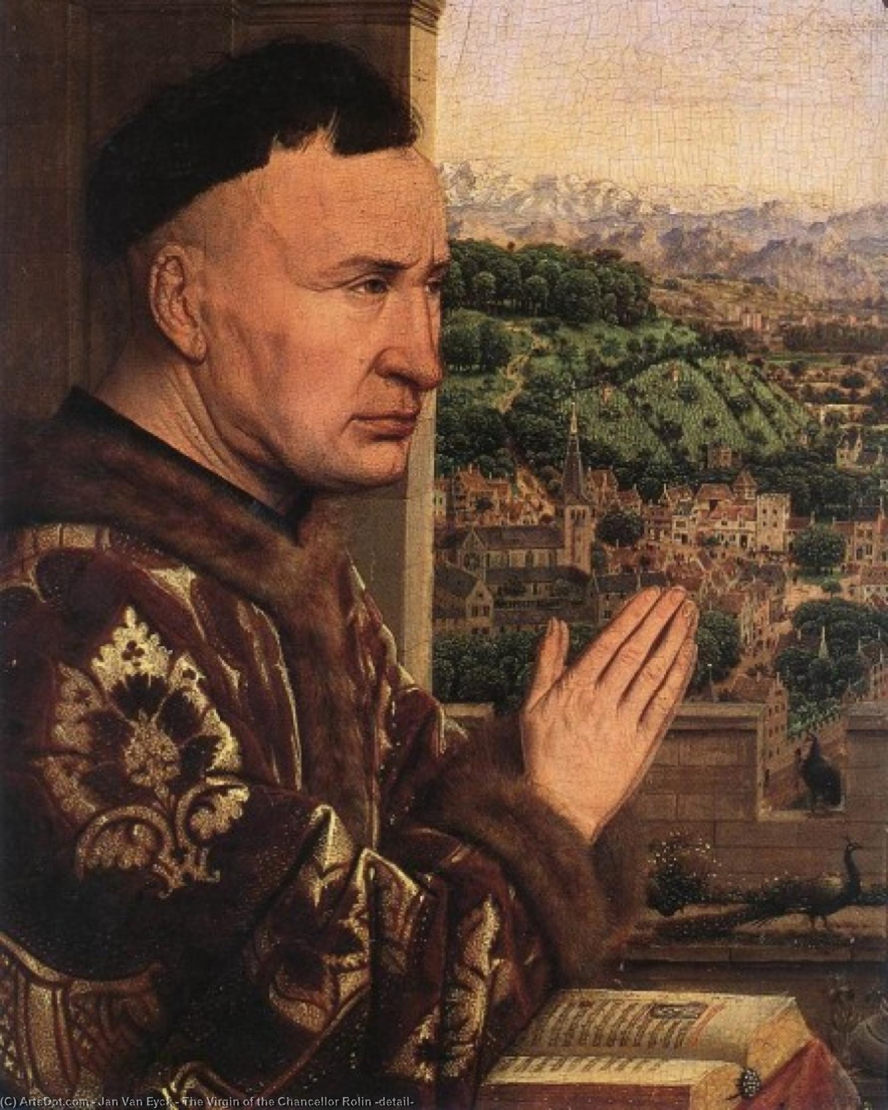 El Retrato Del Canciller Rolin (detalle) — Jan Van Eyck