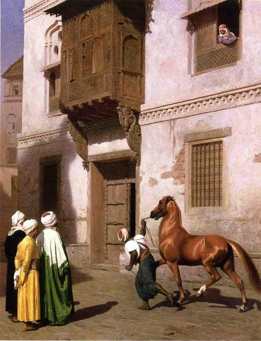 Jean-Léon Gérôme - Pferdehändler in Kairo