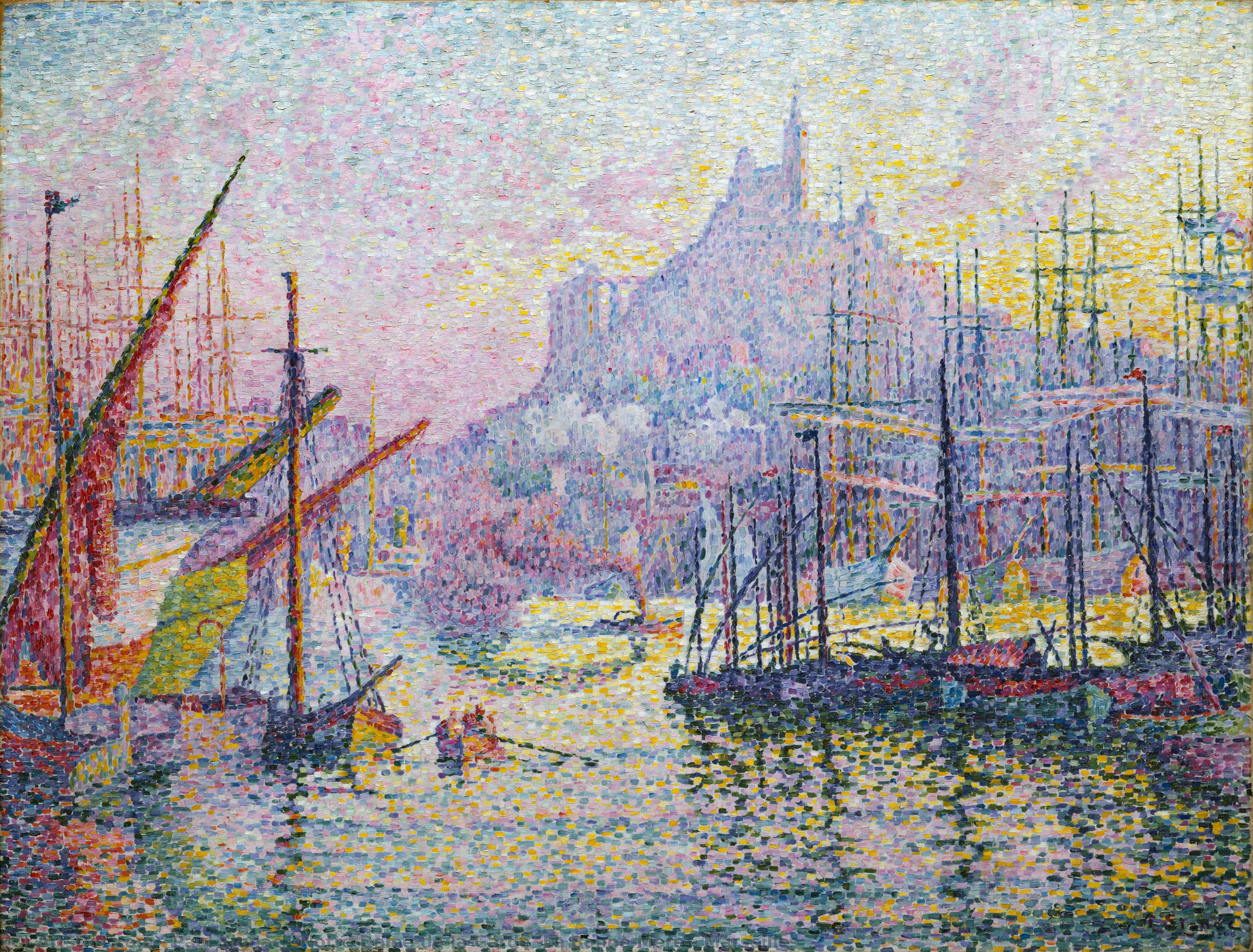 Notre-dame-de-la-garde (la Bonne-mère), Marseille — Paul Signac