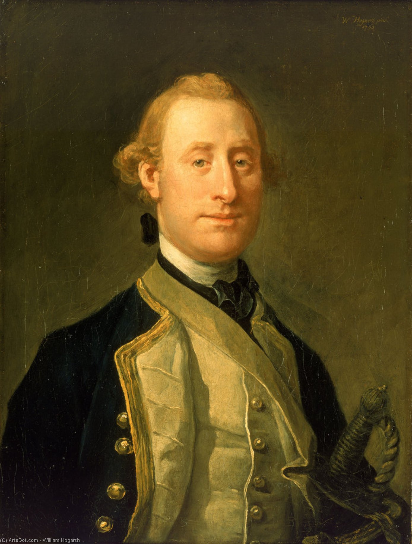 Captain Sir Alexander Schomberg — William Hogarth
