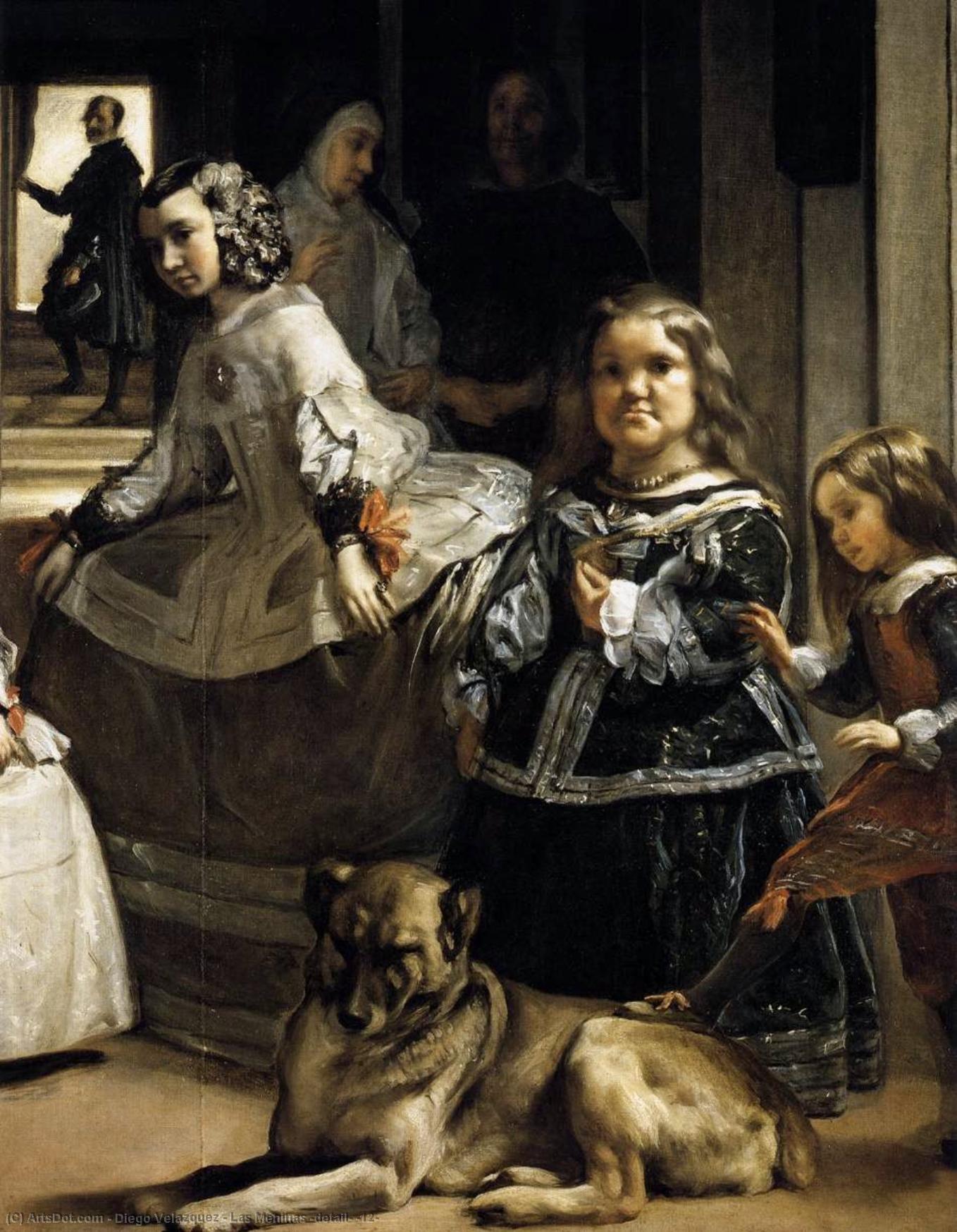 Las Meniny (detail) (12) — Diego Rodríguez De Silva Y Velázquez
