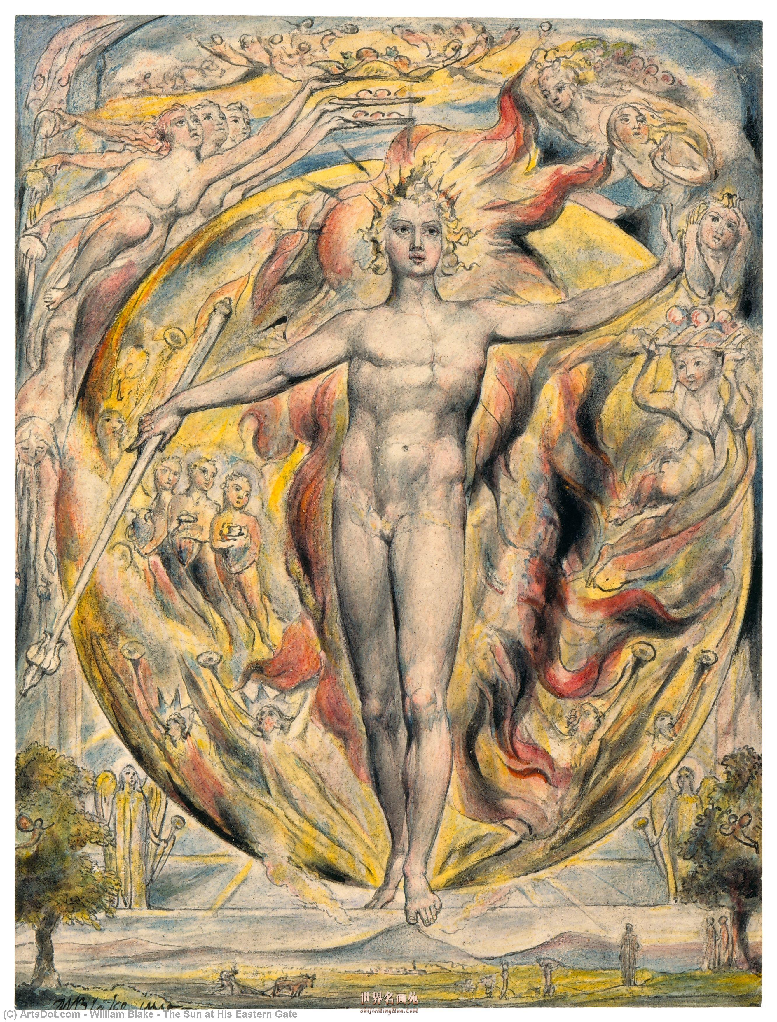 William Blake - Il Sole alla Sua Porta Est