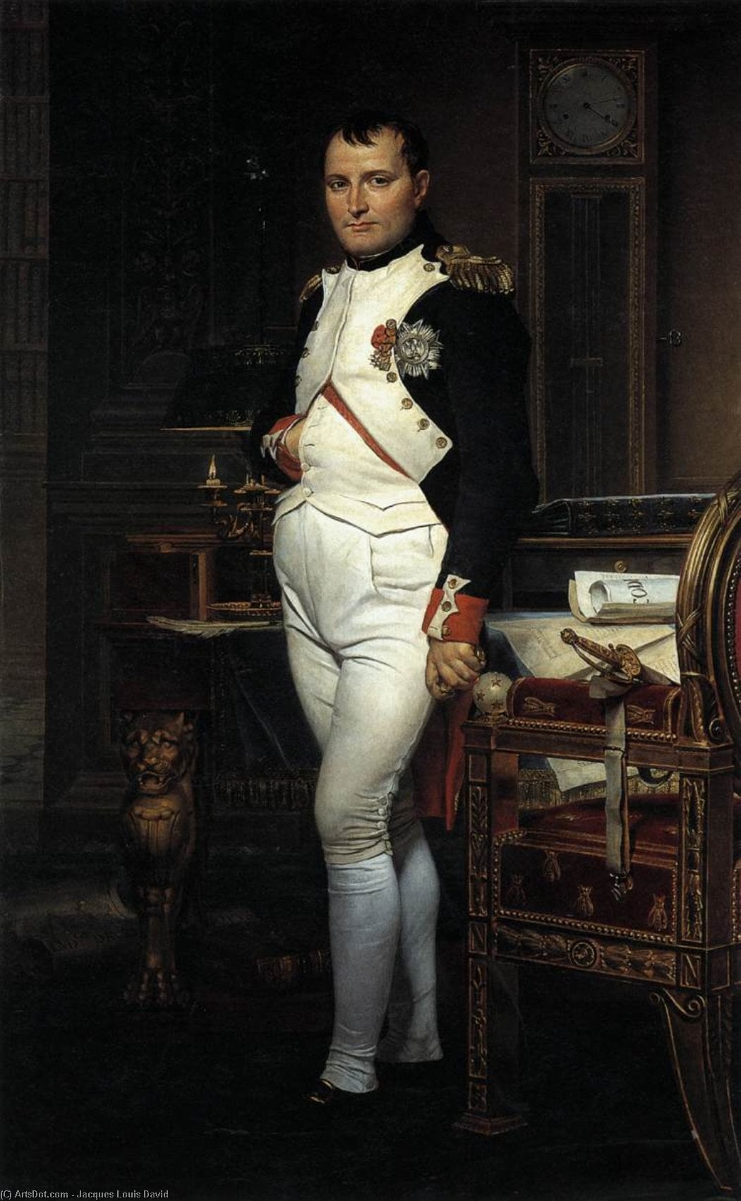 جاك لويس ديفيد - Napoleon in his Study