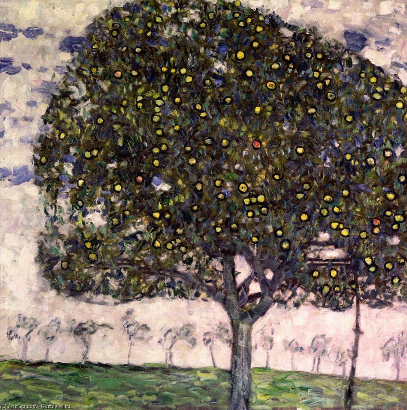 Gustav Klimt - Jabloňová strom