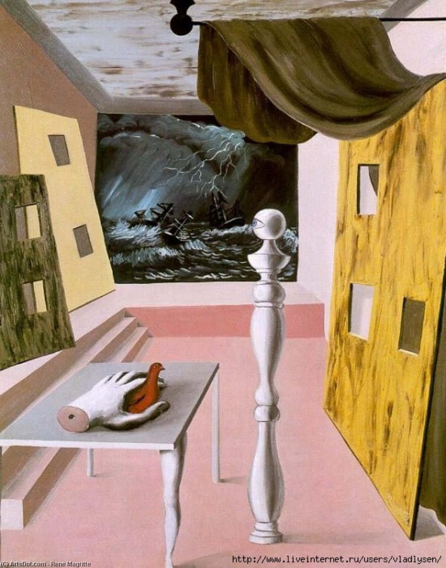 Il Traversamento Difficile — René Magritte