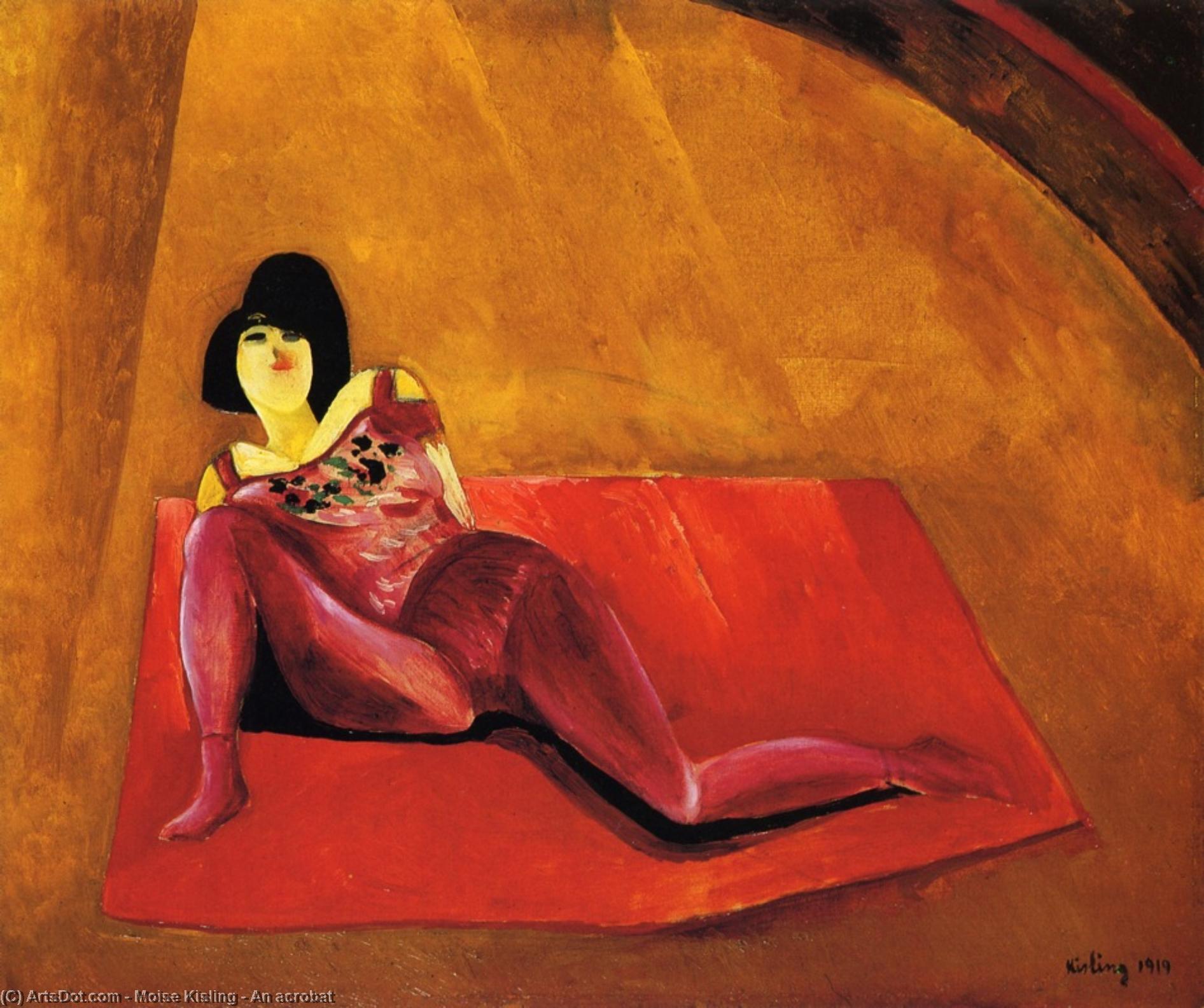 An Acrobat — Moïse Kisling