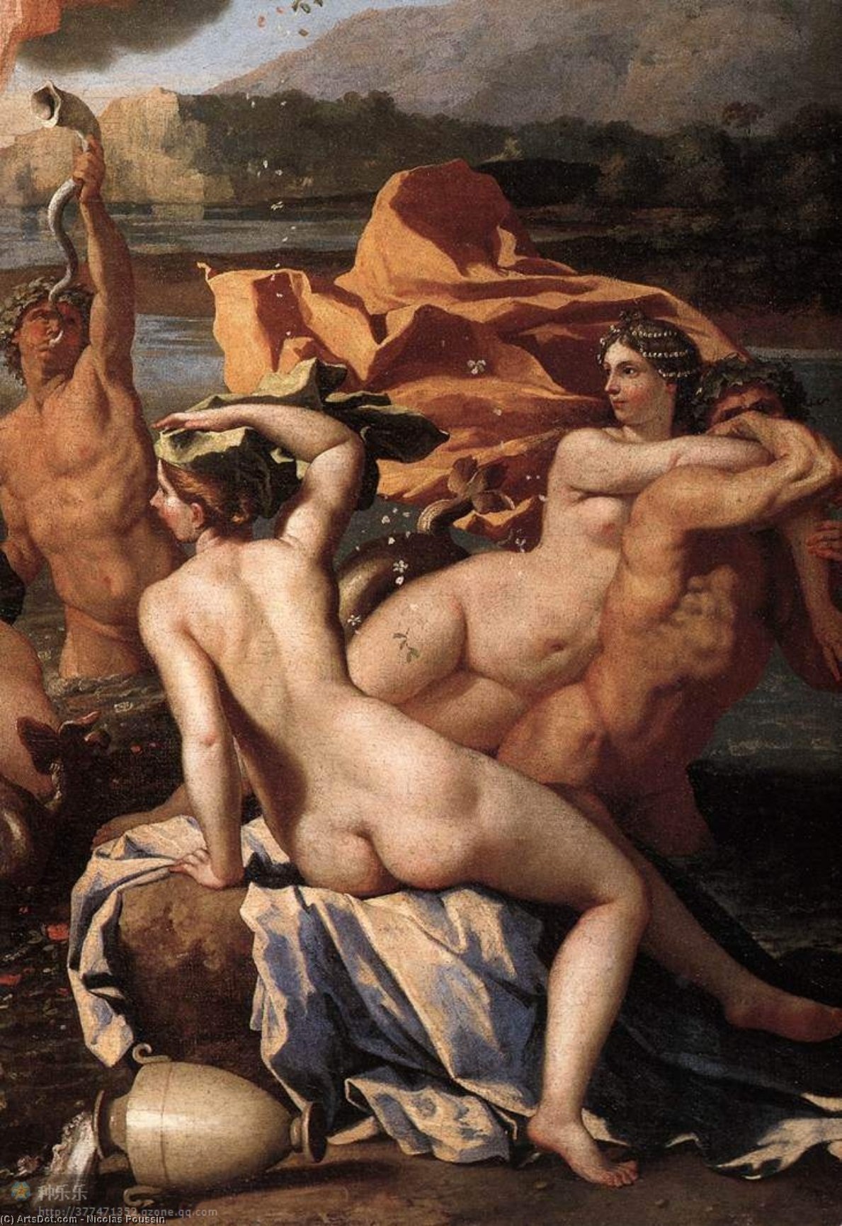 De Triomf Van Neptunus (detail) — Nicolas Poussin