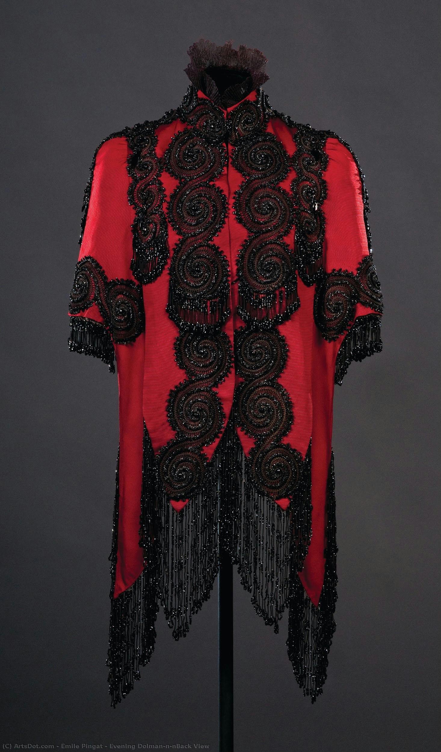 Evening Dolman\n\nback View — Émile Pingat