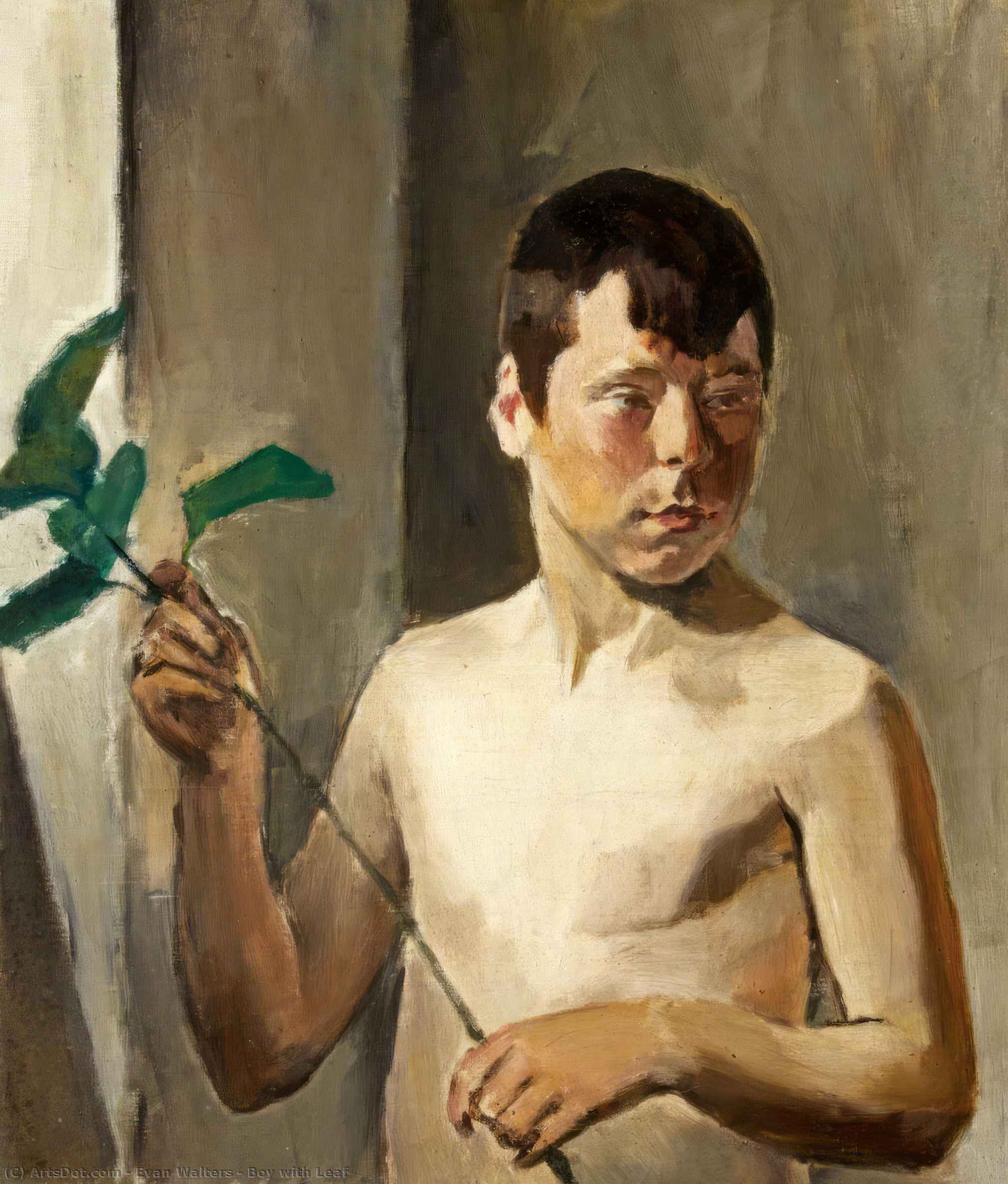 Boy With Leaf — Evan Walters