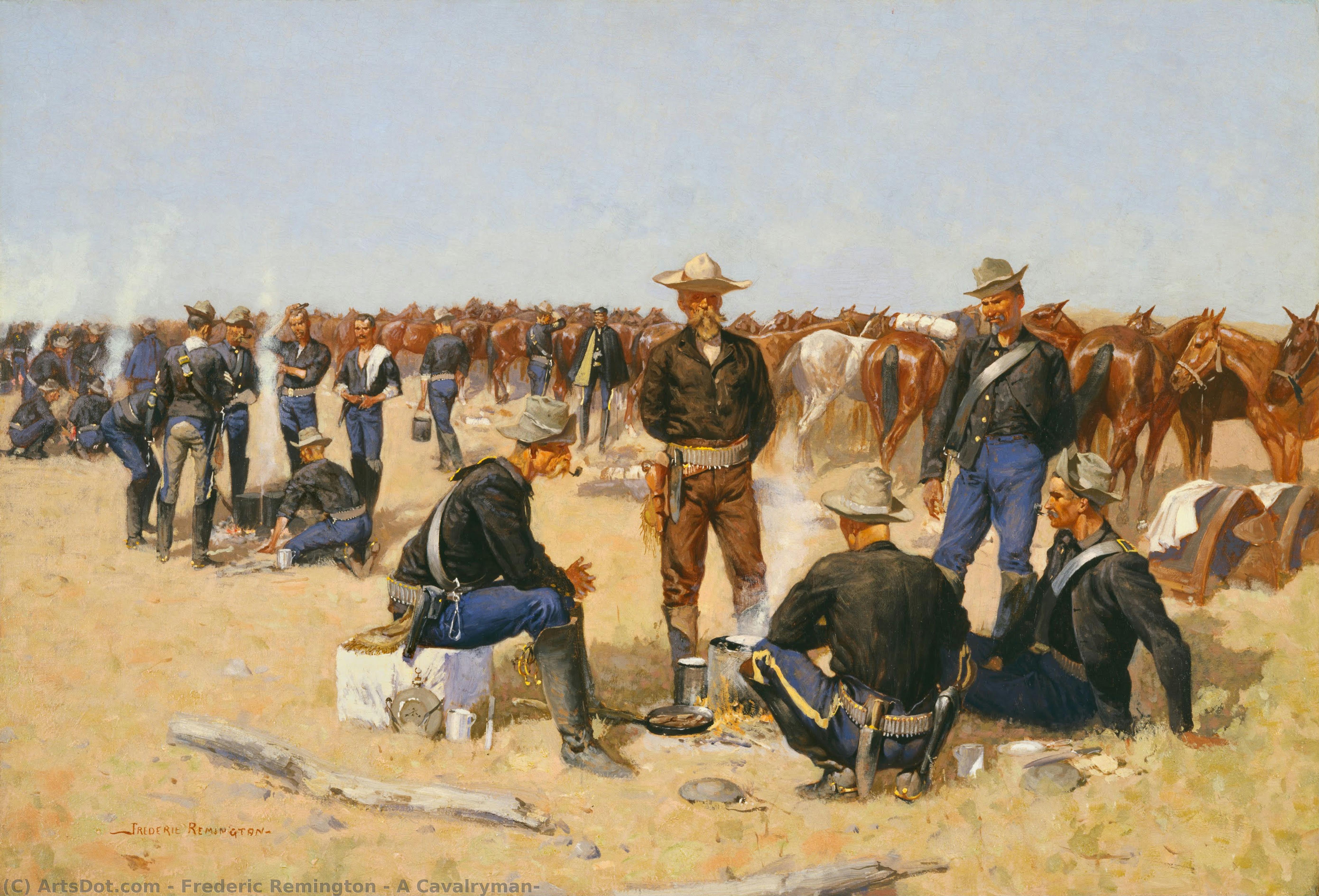 Frederic Remington - Ein Kavallerist