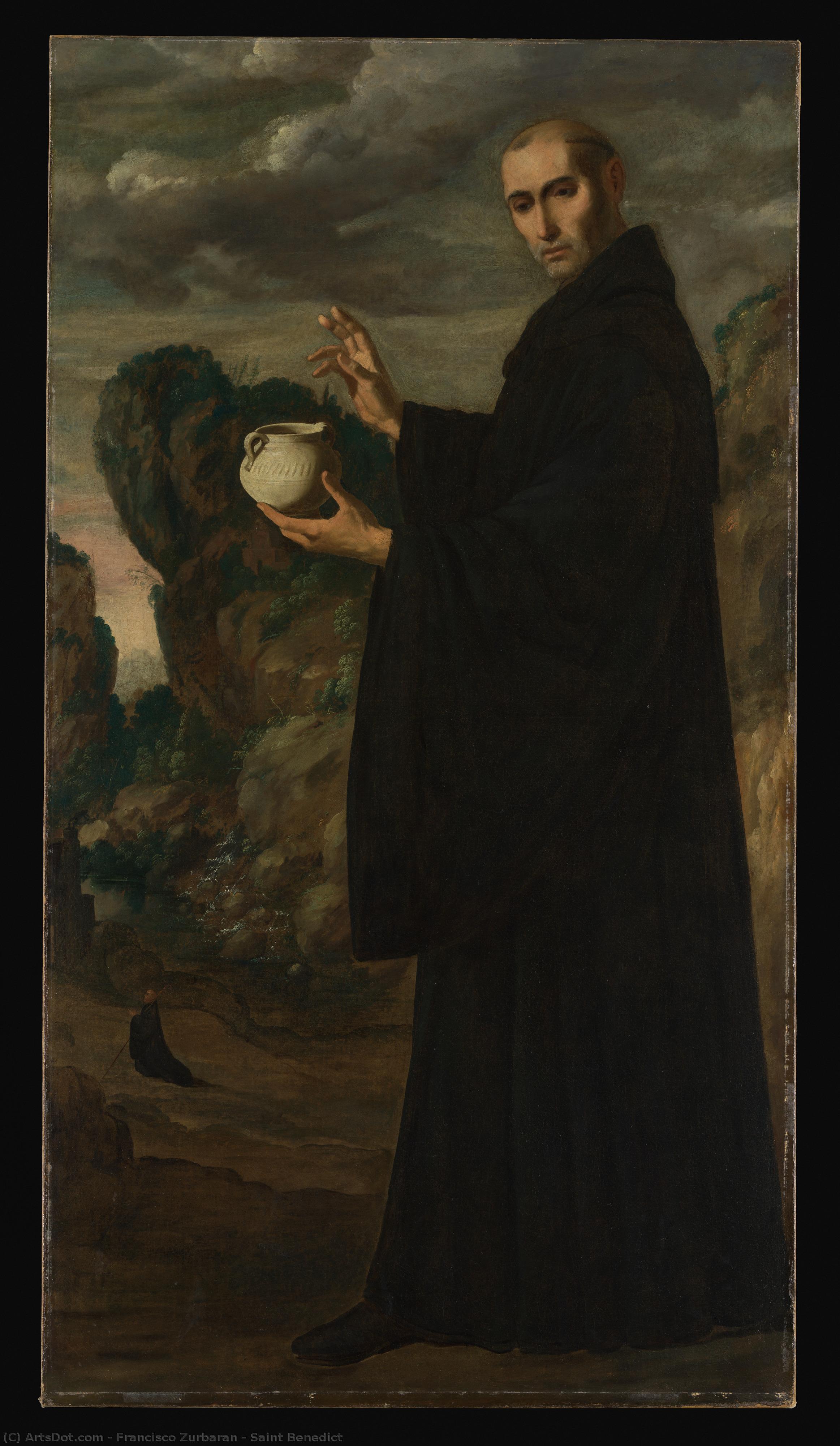 Francisco de Zurbarán - Saint Benoît