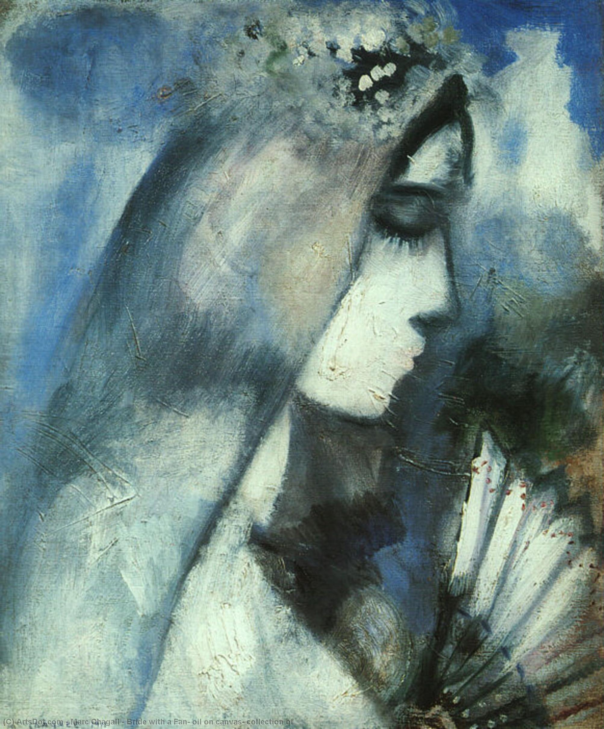 Marc Chagall - Bruden med fane