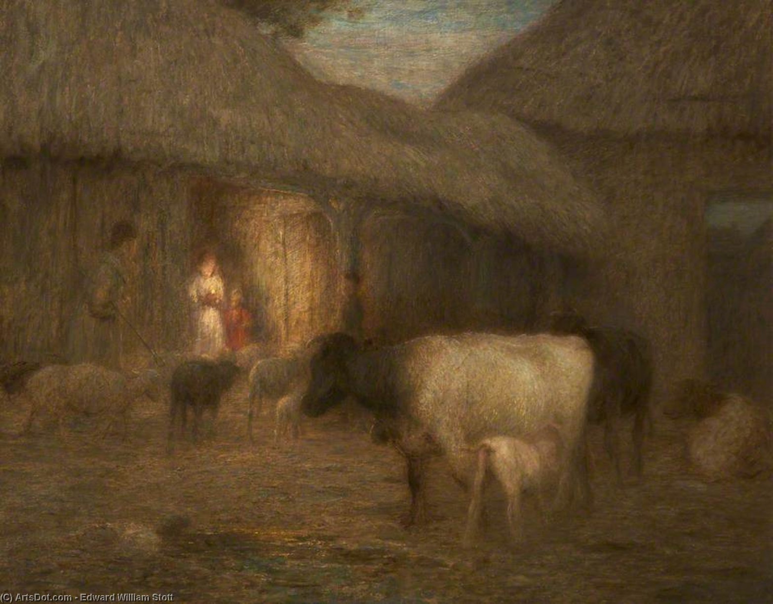 Approaching Night - — Edward William Stott