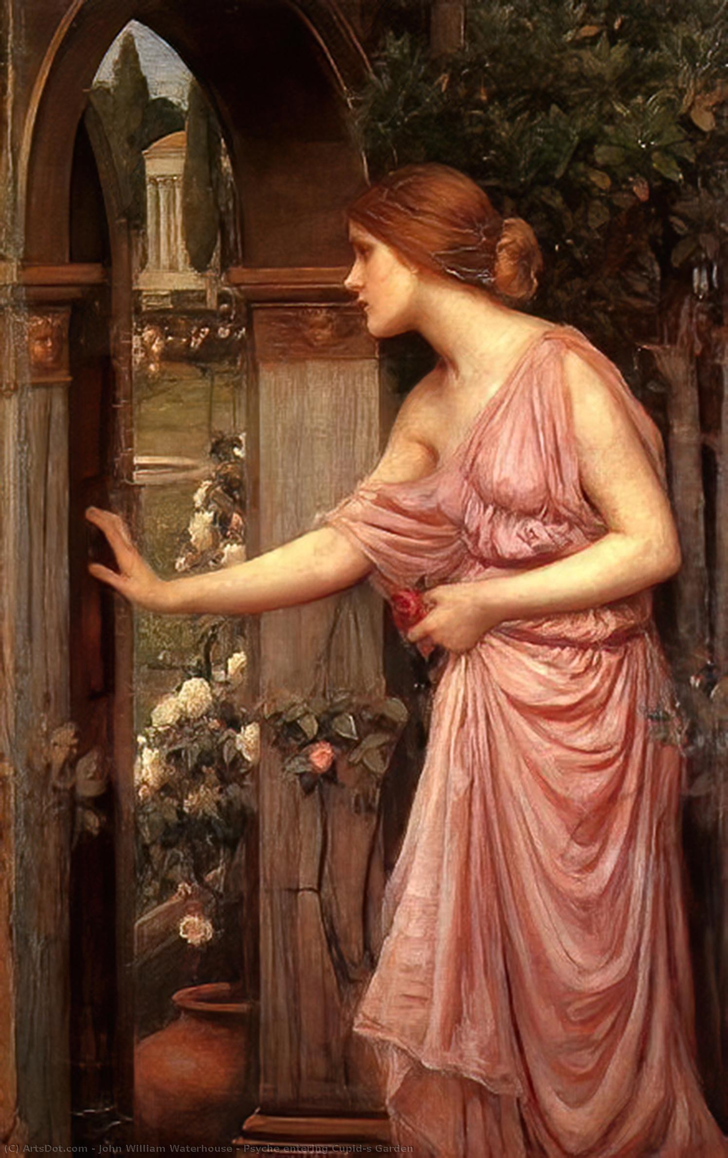 Psyche Betritt Cupidos Garten — John William Waterhouse