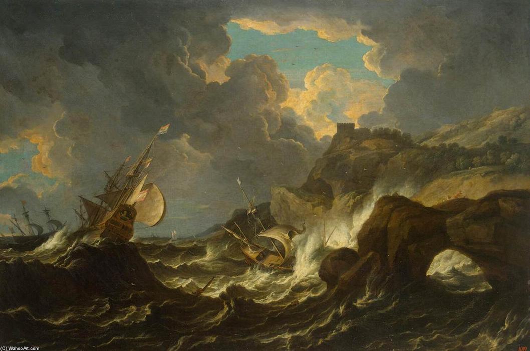 Storm In The Sea — Pieter The Younger Mulier