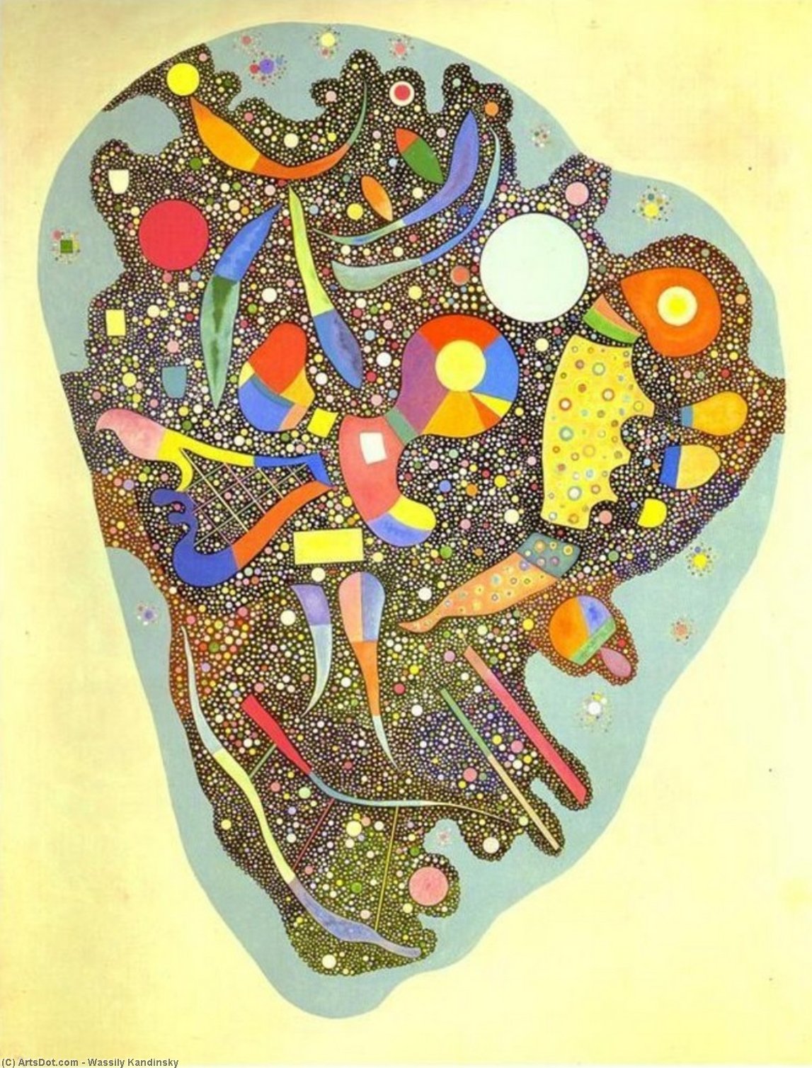 Wassily Wassilyevich Kandinsky - Farbenfrohes Ensemble